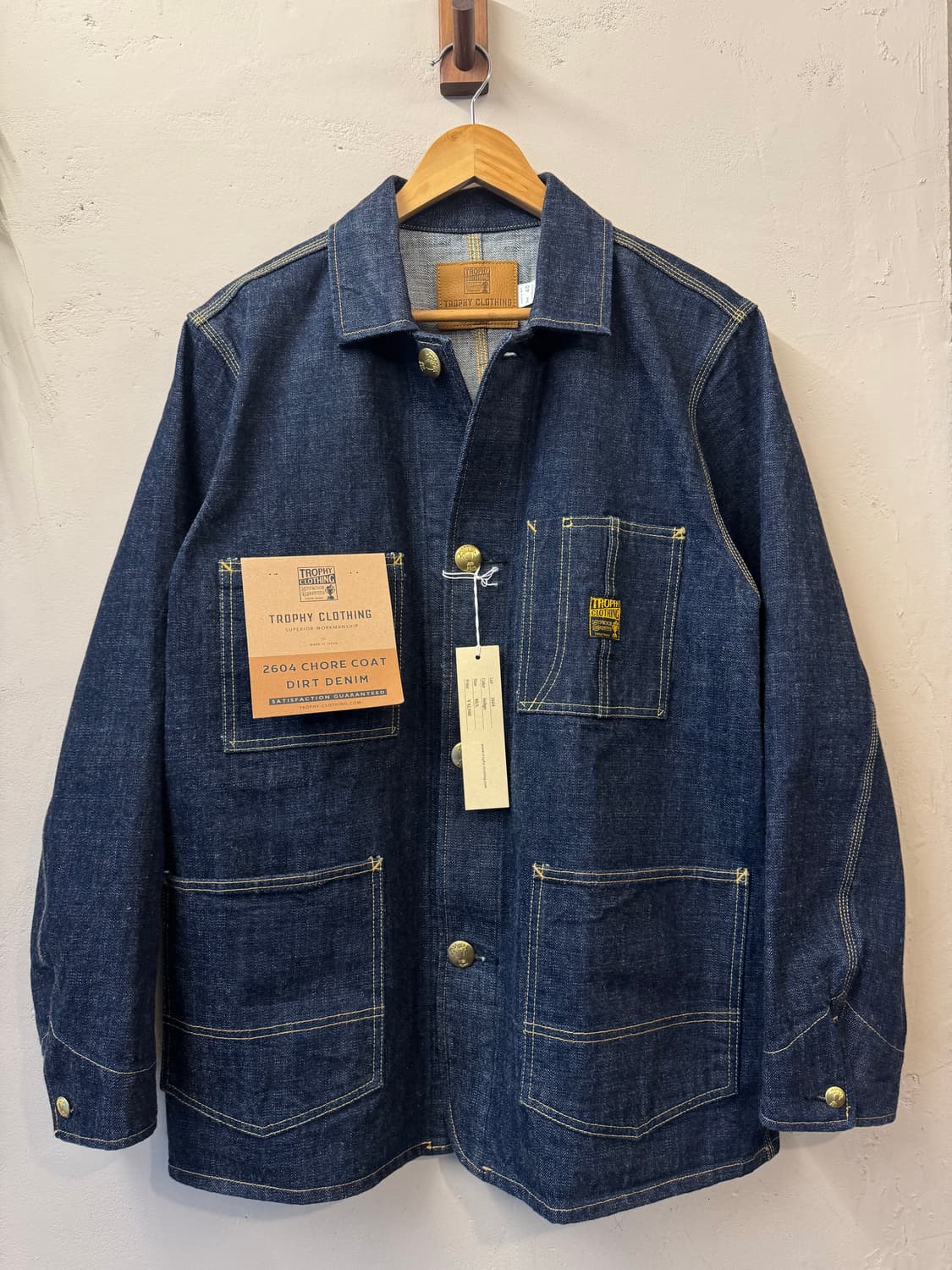트로피클로딩 2604 더트 데님 커버올 40 상품이미지1