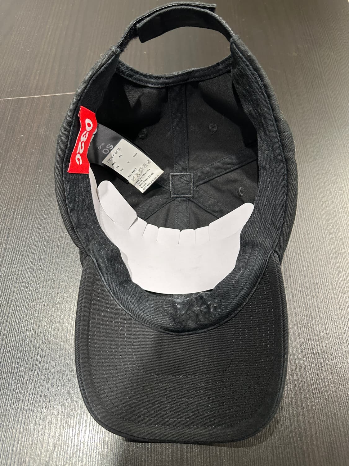 032c 스파이더 볼캡 블랙 상품이미지5