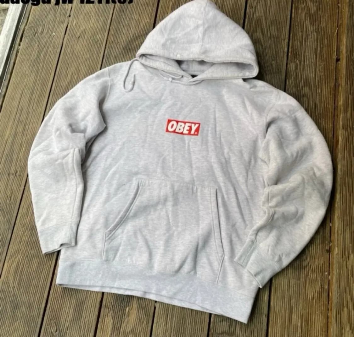 오베이 후드 그레이 L 상품이미지1
