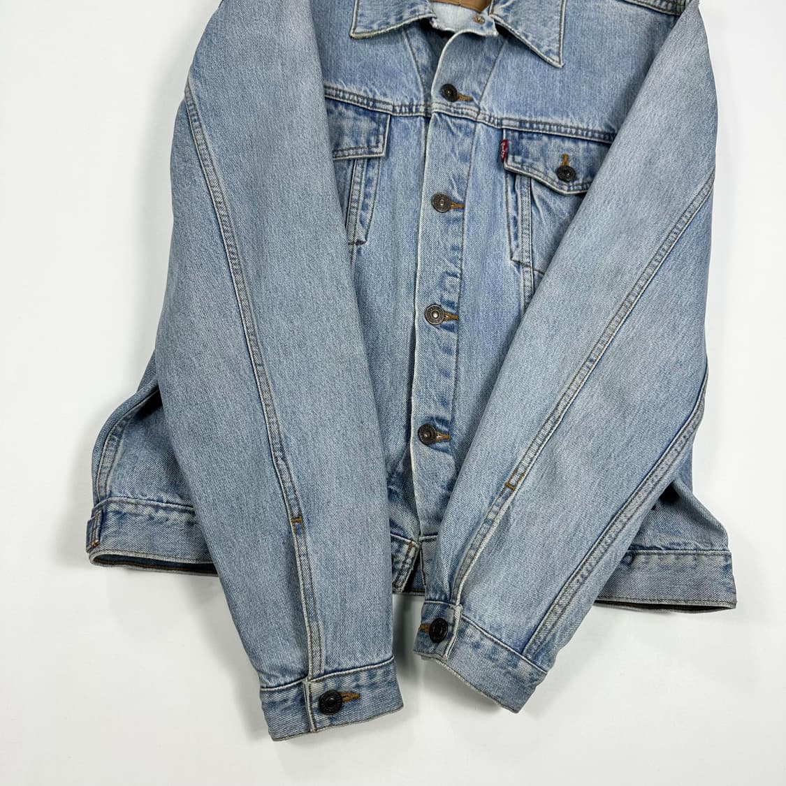 리바이스 og 빈티지 클래식 연청 데님 트러커자켓 M 상품이미지4