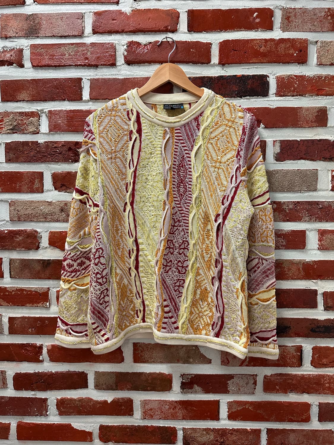 (S) COOGI 쿠지 케이블 니트 상품이미지1