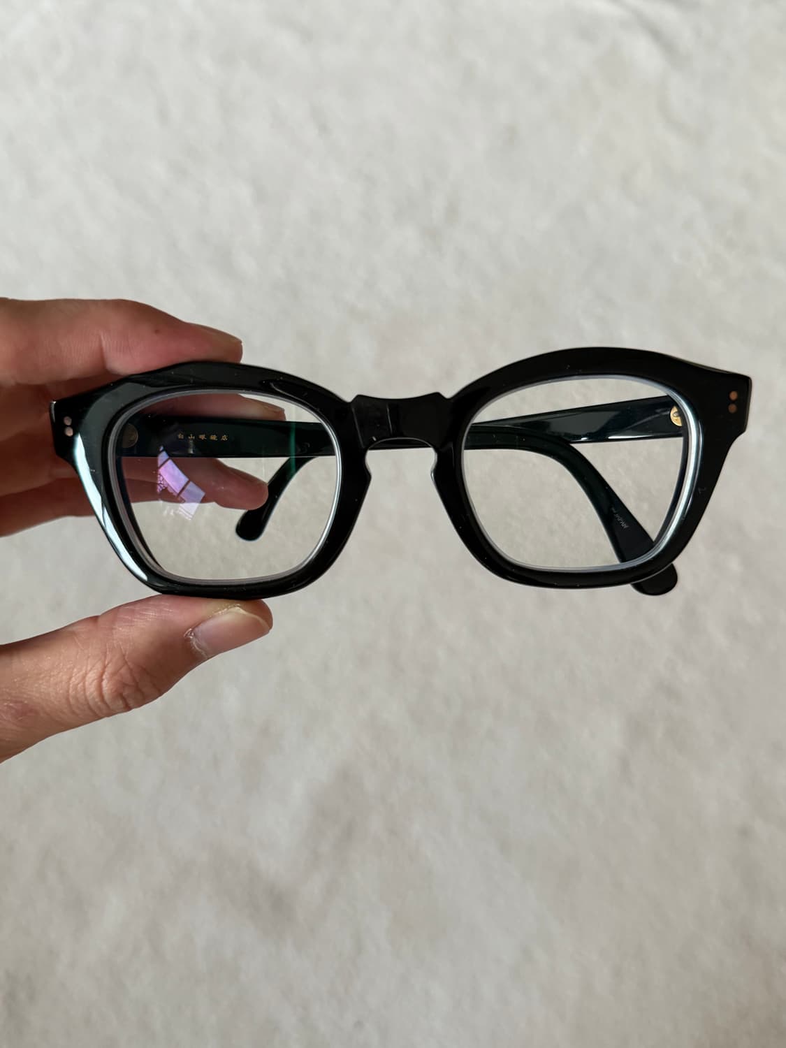 백산안경 HAKUSNA MEGANE GLAM PROTO (BLACK) 상품이미지2