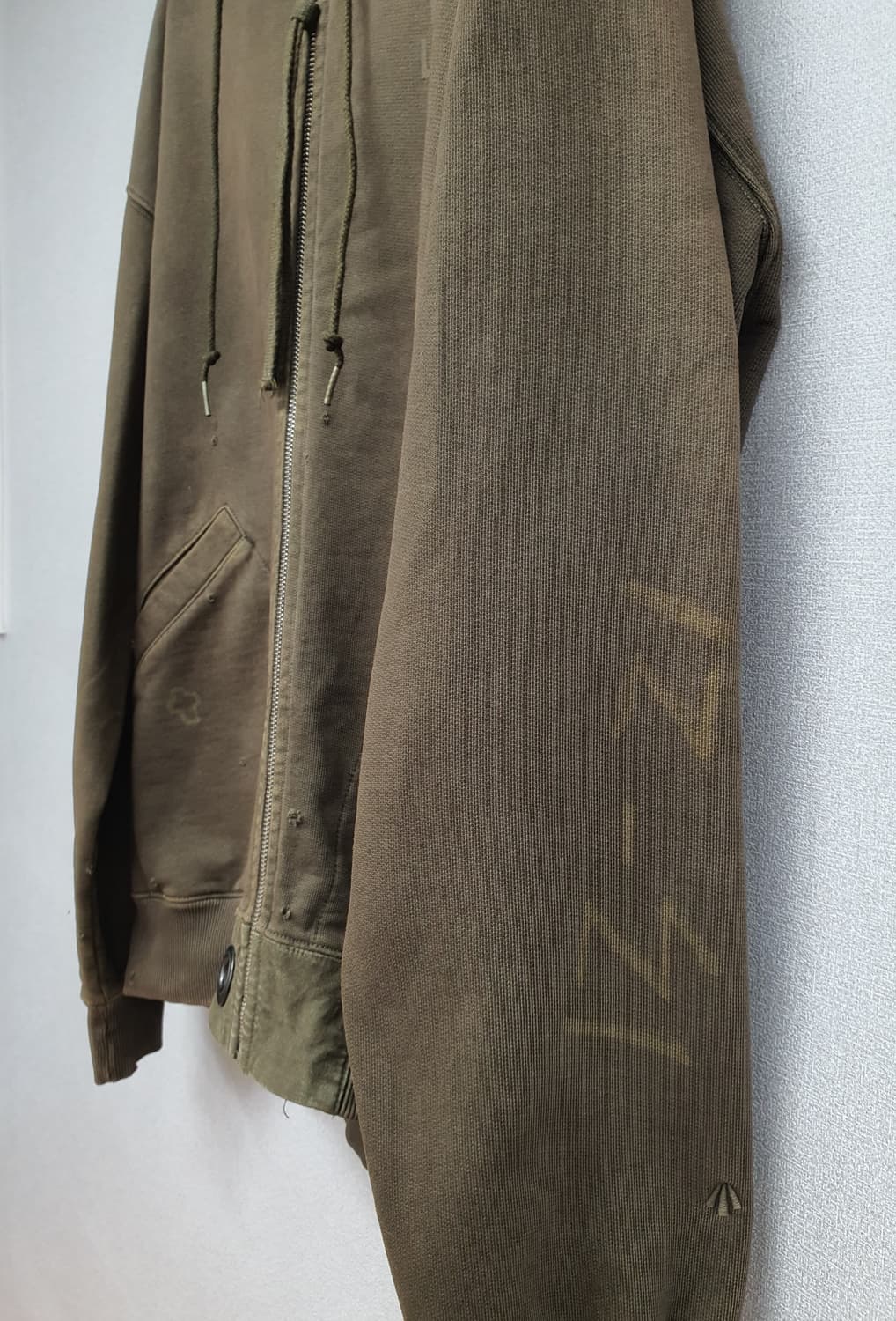 나이젤카본 후드집업 빈티지 커스텀 [ 밀리터리/Rock테이스트] 상품이미지5