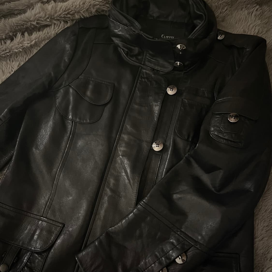 미친디테일.. 양가죽 가죽자켓 상품이미지2