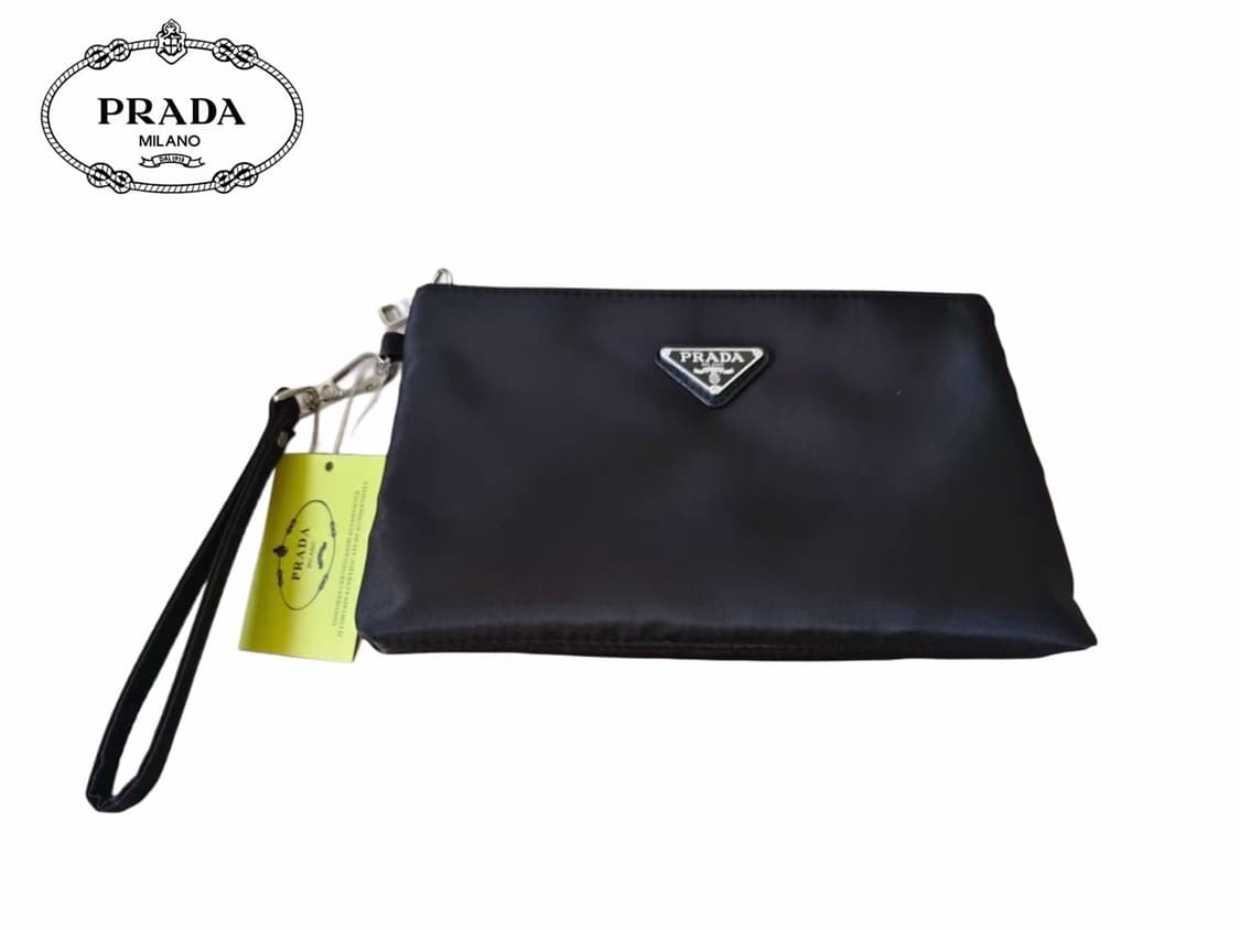 프라다뷰티 핸들 파우치 클러치 블랙 상품이미지1