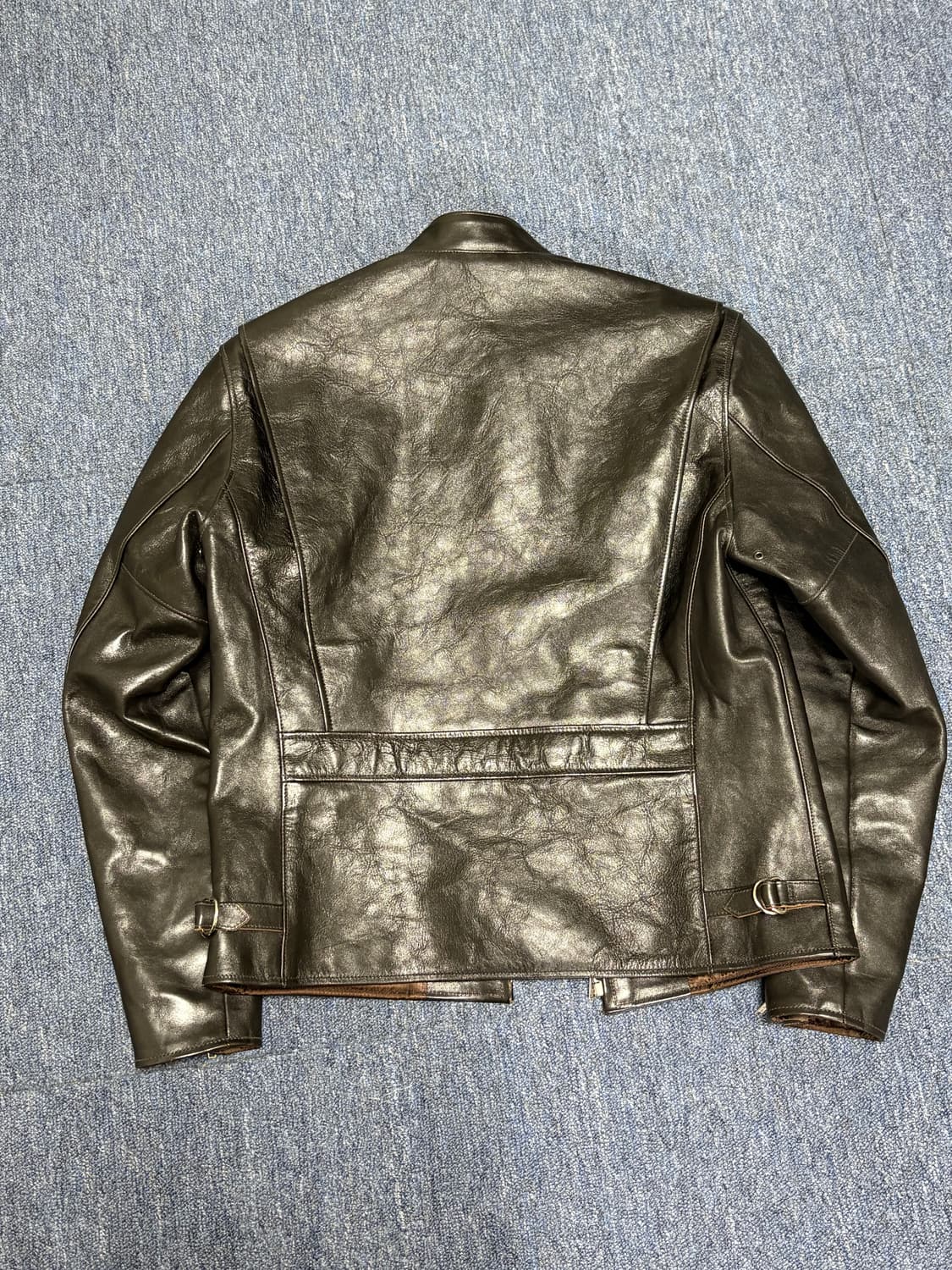 (36)레인보우컨트리 스피드스터 홀스하이드 레더자켓 루이스레더 에어로레더 상품이미지3