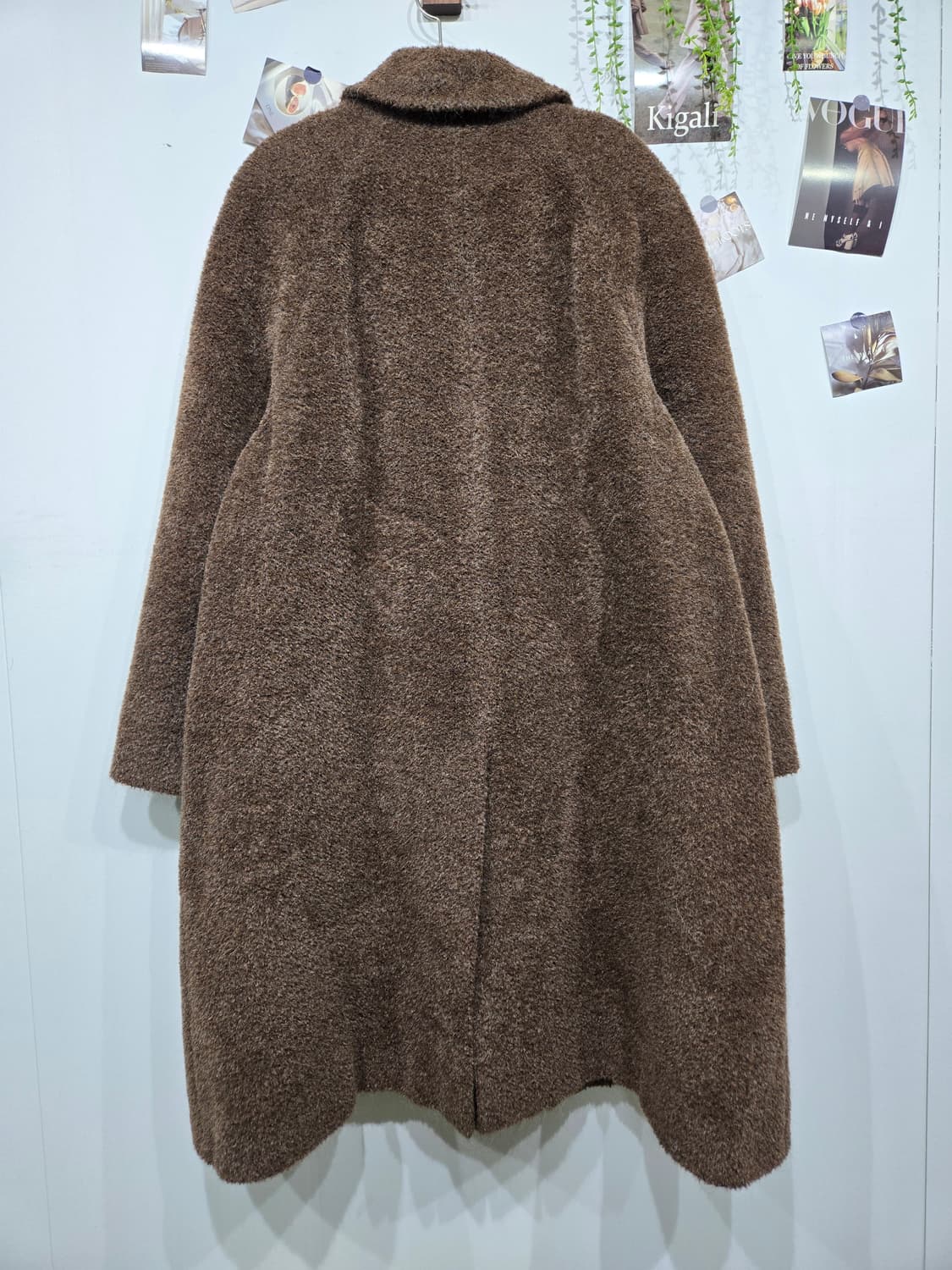 아이그너 브라운 털 코트 빈티지 스타일 상품이미지2