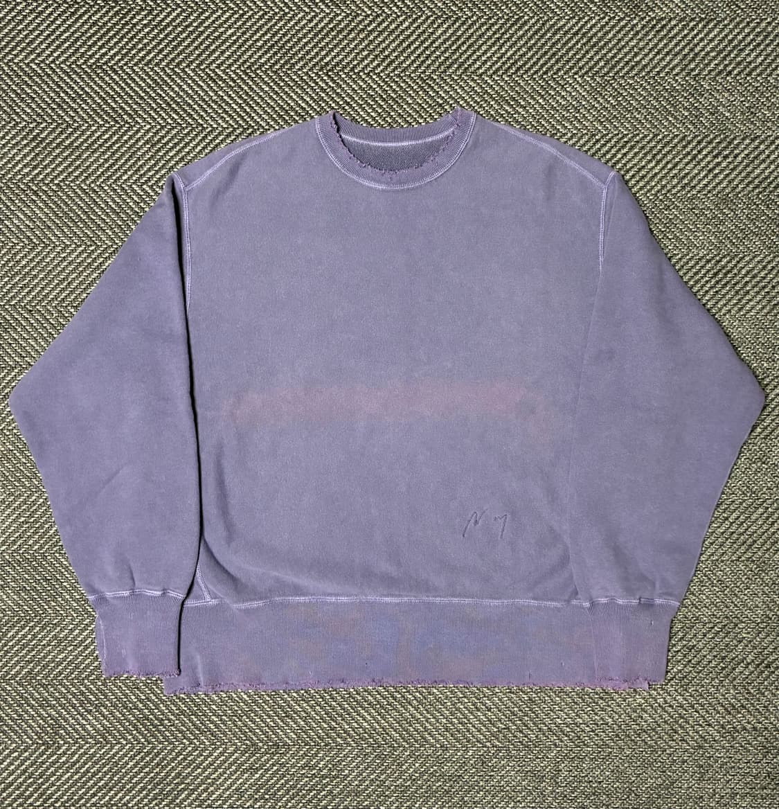 1) ancellm DAMAGE SWEAT SHIRT 상품이미지1