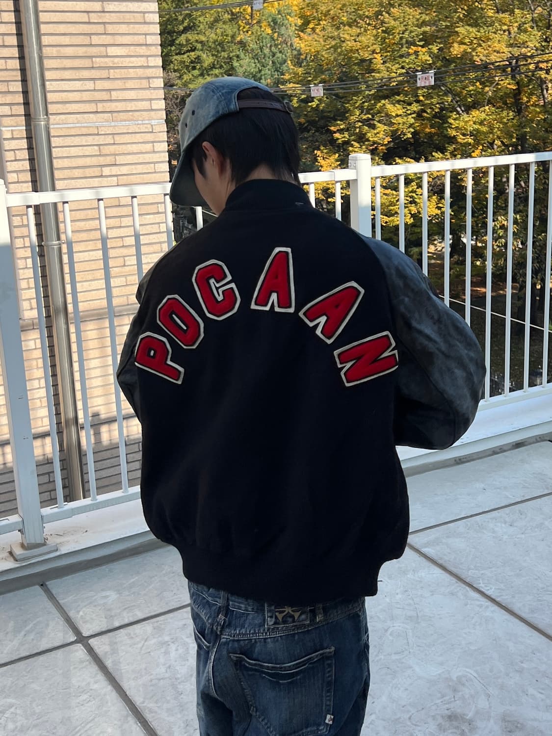 빈티지 바시티 자켓 상품이미지1