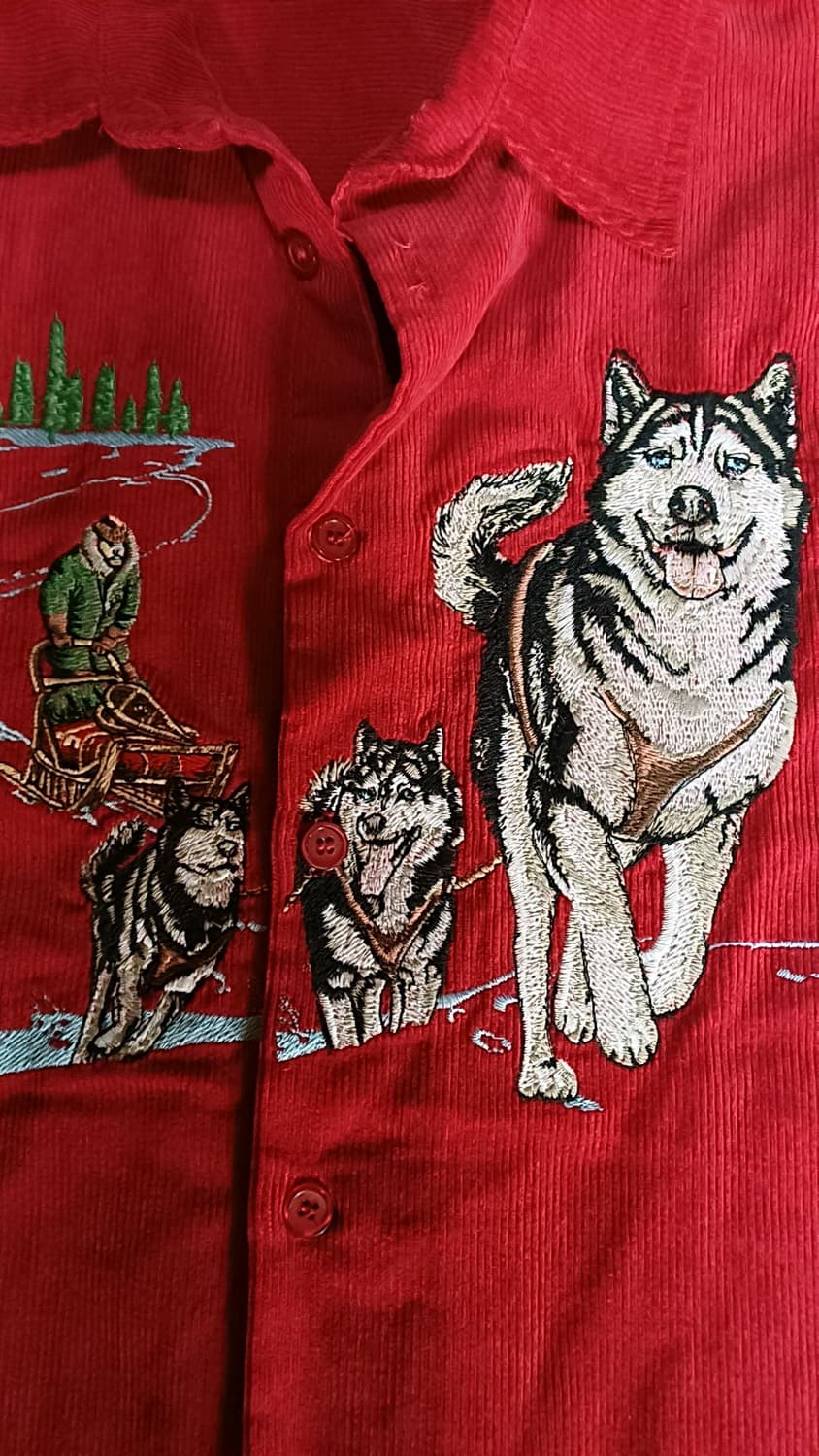 GAC 시베리안허스키 코듀로이남방 100 가슴60 기장75 상품이미지5