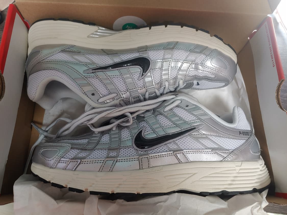 나이키 P-6000 화이트 실버 메탈릭  운동화 상품이미지7