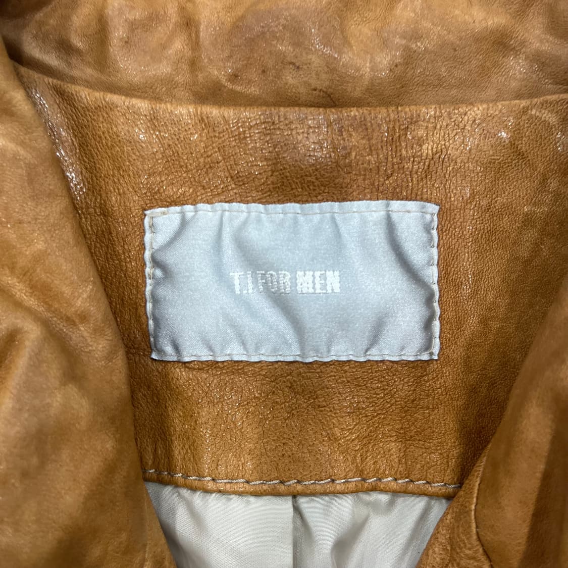 XL 티아이포맨 양가죽 멀티 지퍼 레더자켓 상품이미지6