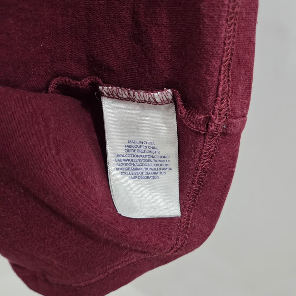 폴로랄프로렌 키즈 버건디 반팔티 M(10-12) 상품이미지4