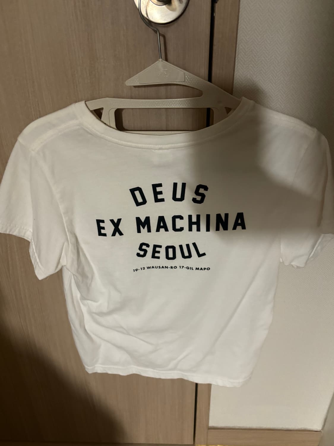 Deus ex machina 서울 컬리지 티셔츠 화이트 (키즈) 상품이미지1