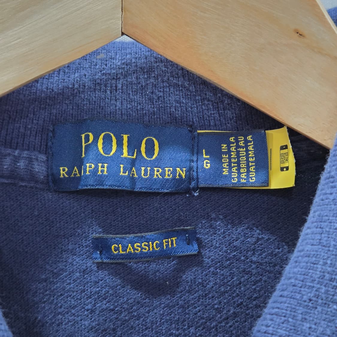 폴로랄프로렌 우먼 피케 카라 반팔티 네이비 L 상품이미지3