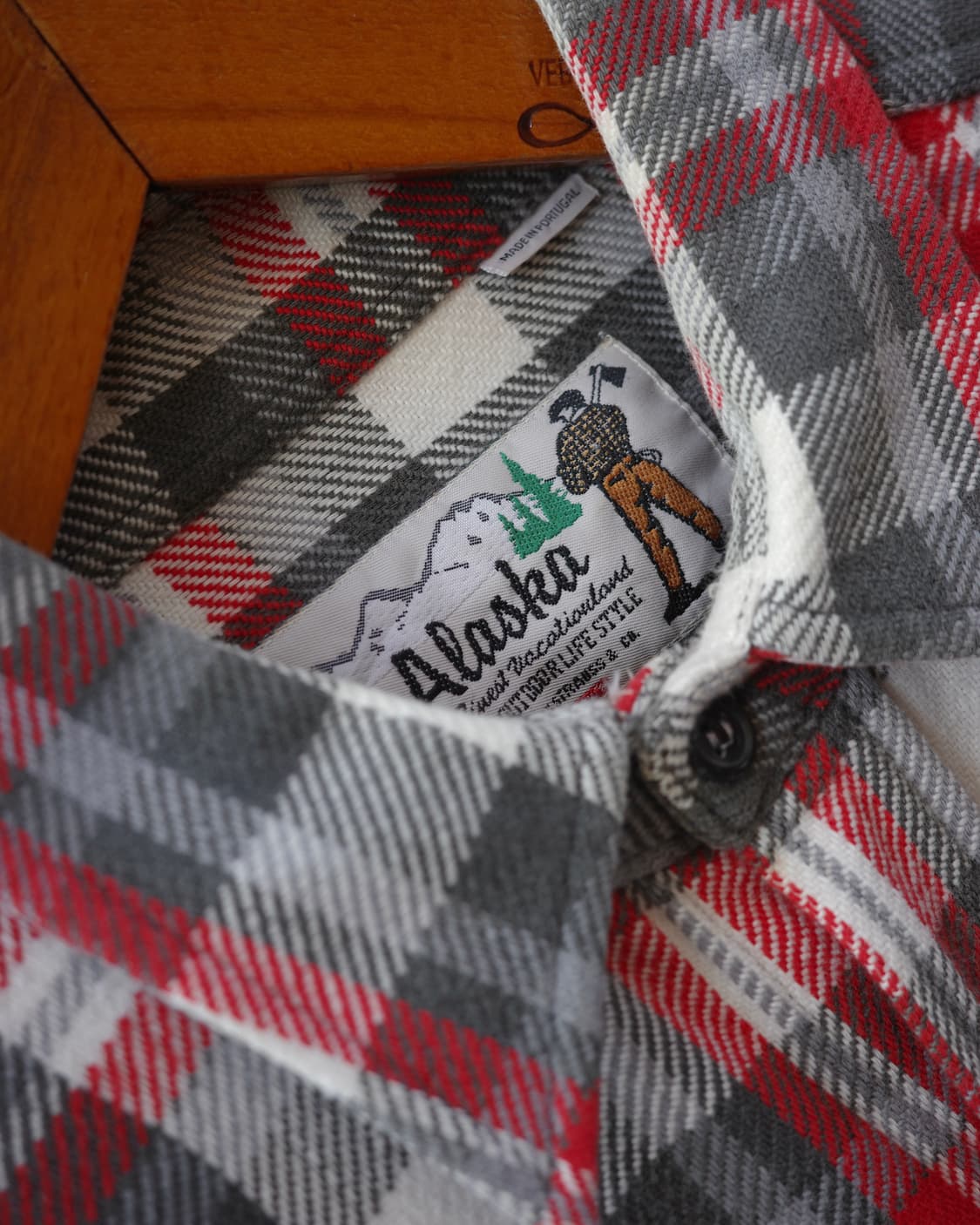 80s 리바이스 알래스카 체크 플란넬 셔츠 상품이미지3