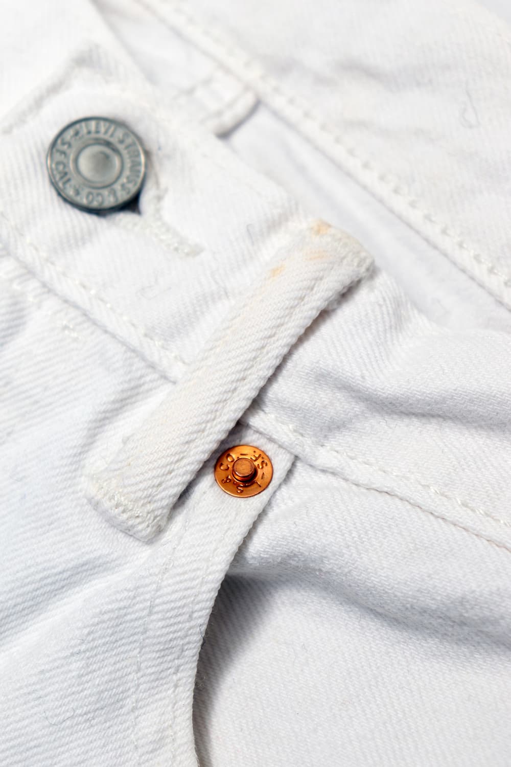 LEVIS 501 화이트 데님 진 size 29 상품이미지3