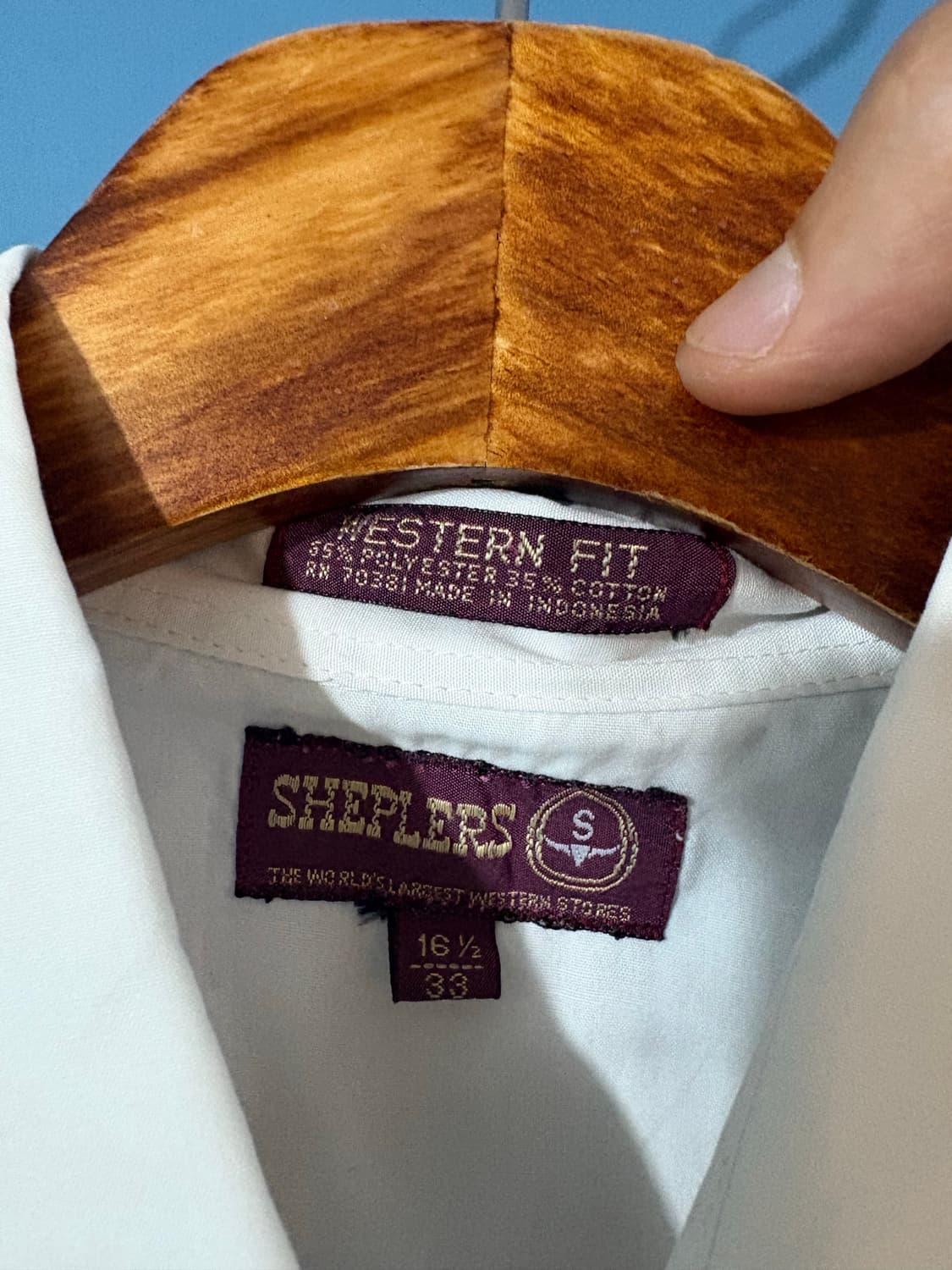 sheplers White western shirt.  상품이미지3