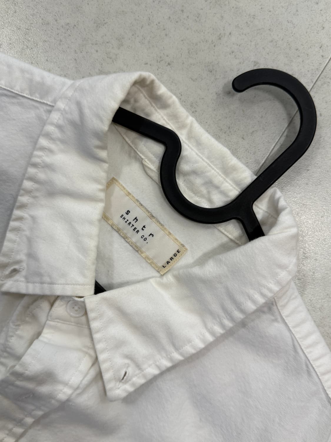 셔터 옥스포드 셔츠 오버핏 L 상품이미지3