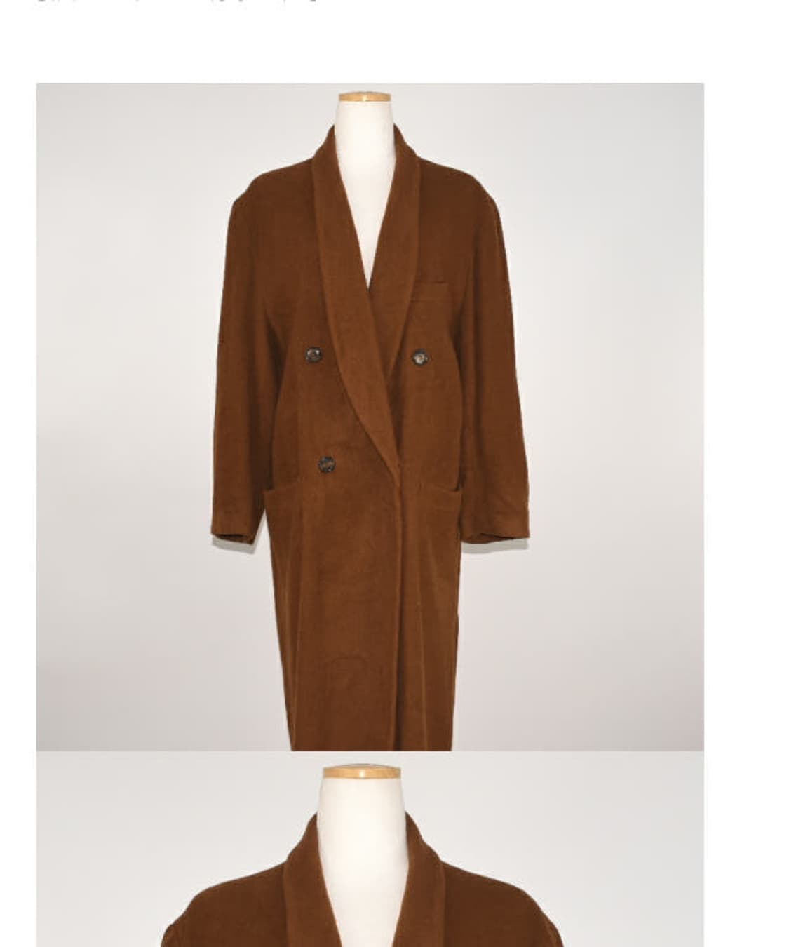 CLE des ZONES 빈티지 롱코트 상품이미지1