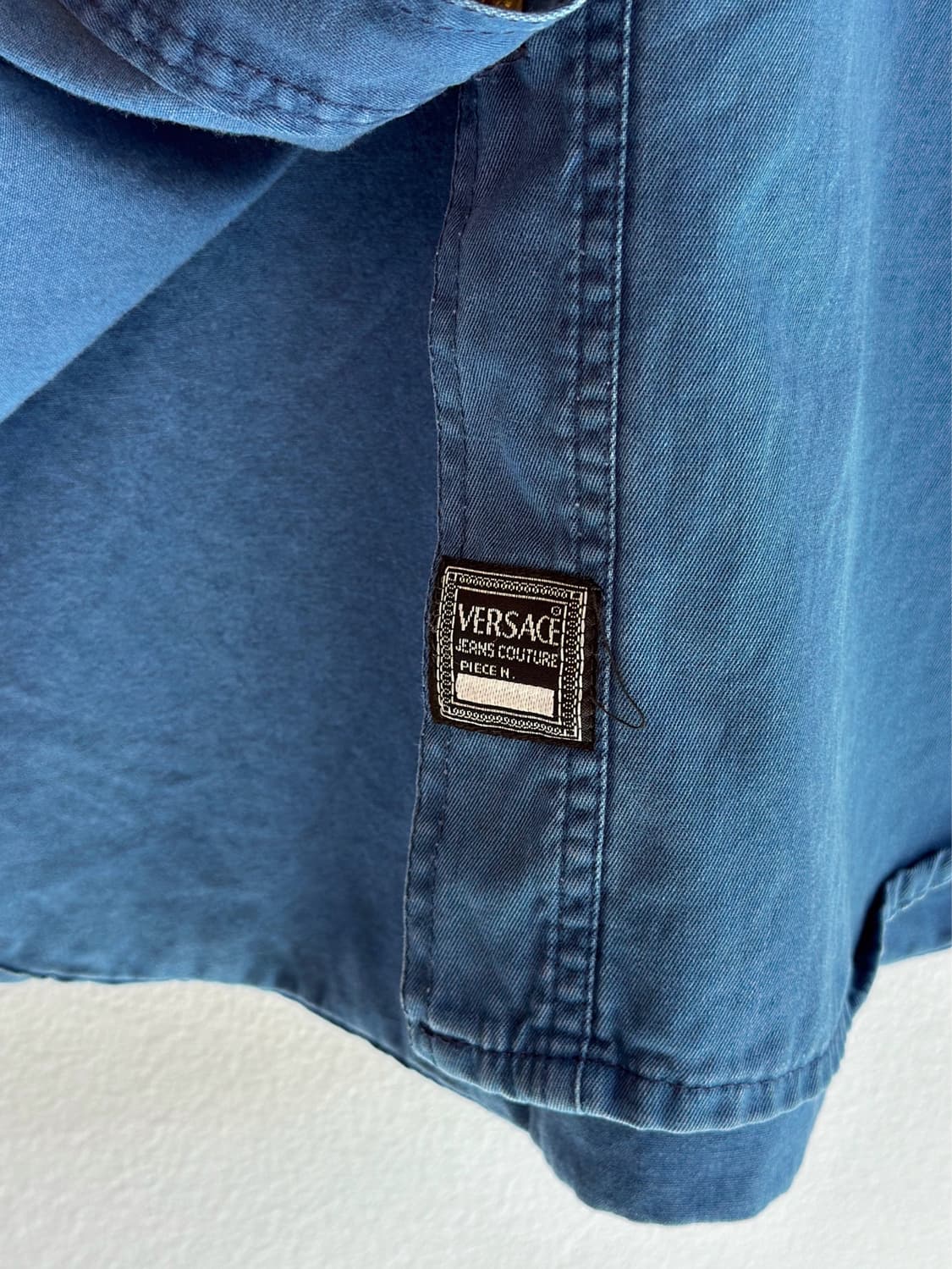 Versace 베르사체 90‘s 스터드 웨스턴 데님 셔츠 상품이미지3