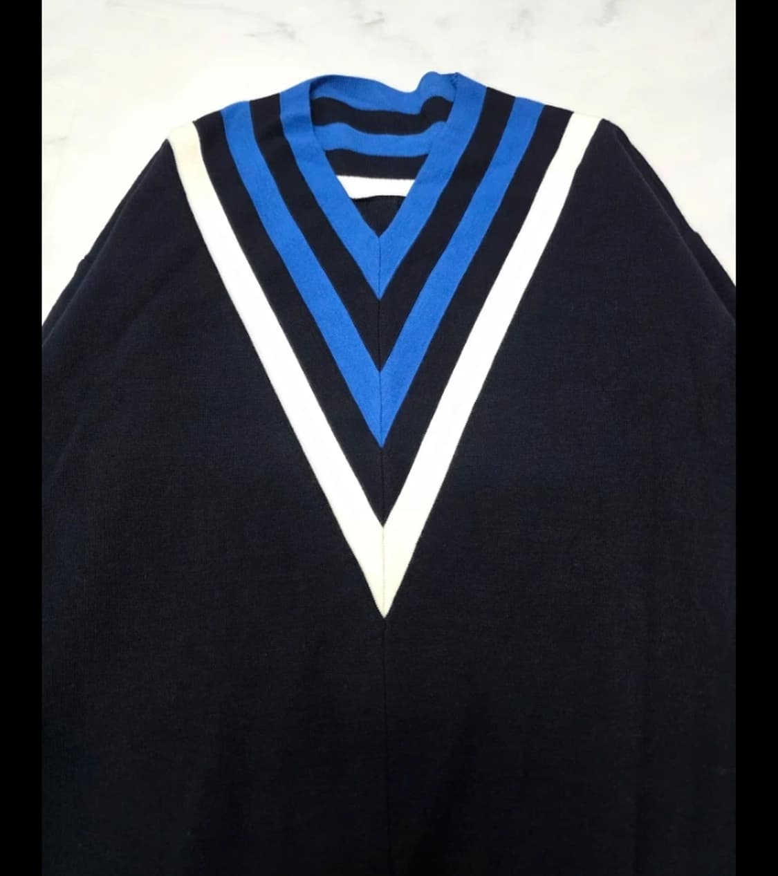 한섬 시스템 SYSTEM 브이넥 니트 티셔츠 100 FW2020 상품이미지3