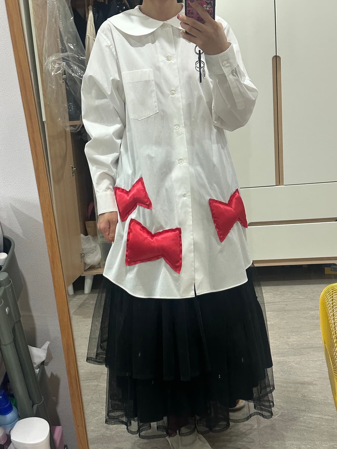 꼼데가르송 걸 셔츠 S 상품이미지2