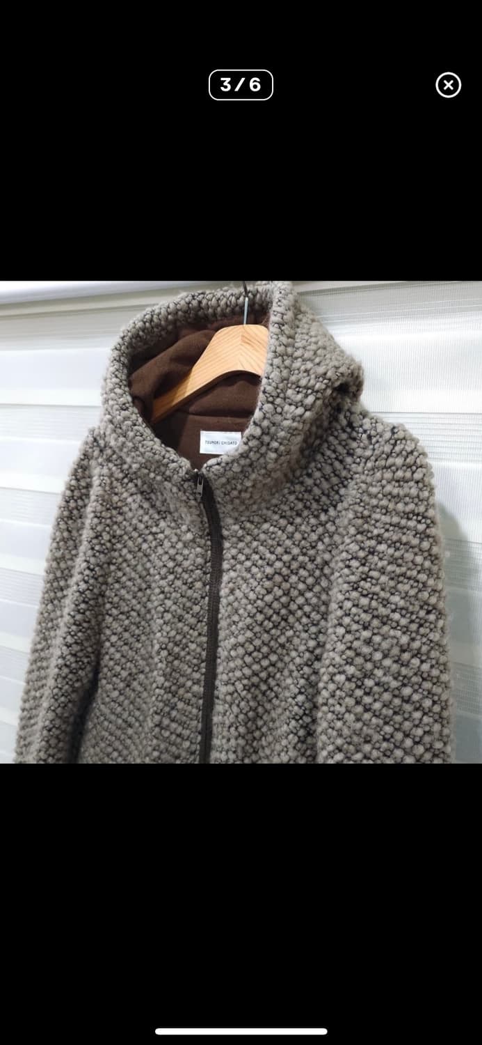 츠모리치사토 니트 집업 상품이미지3