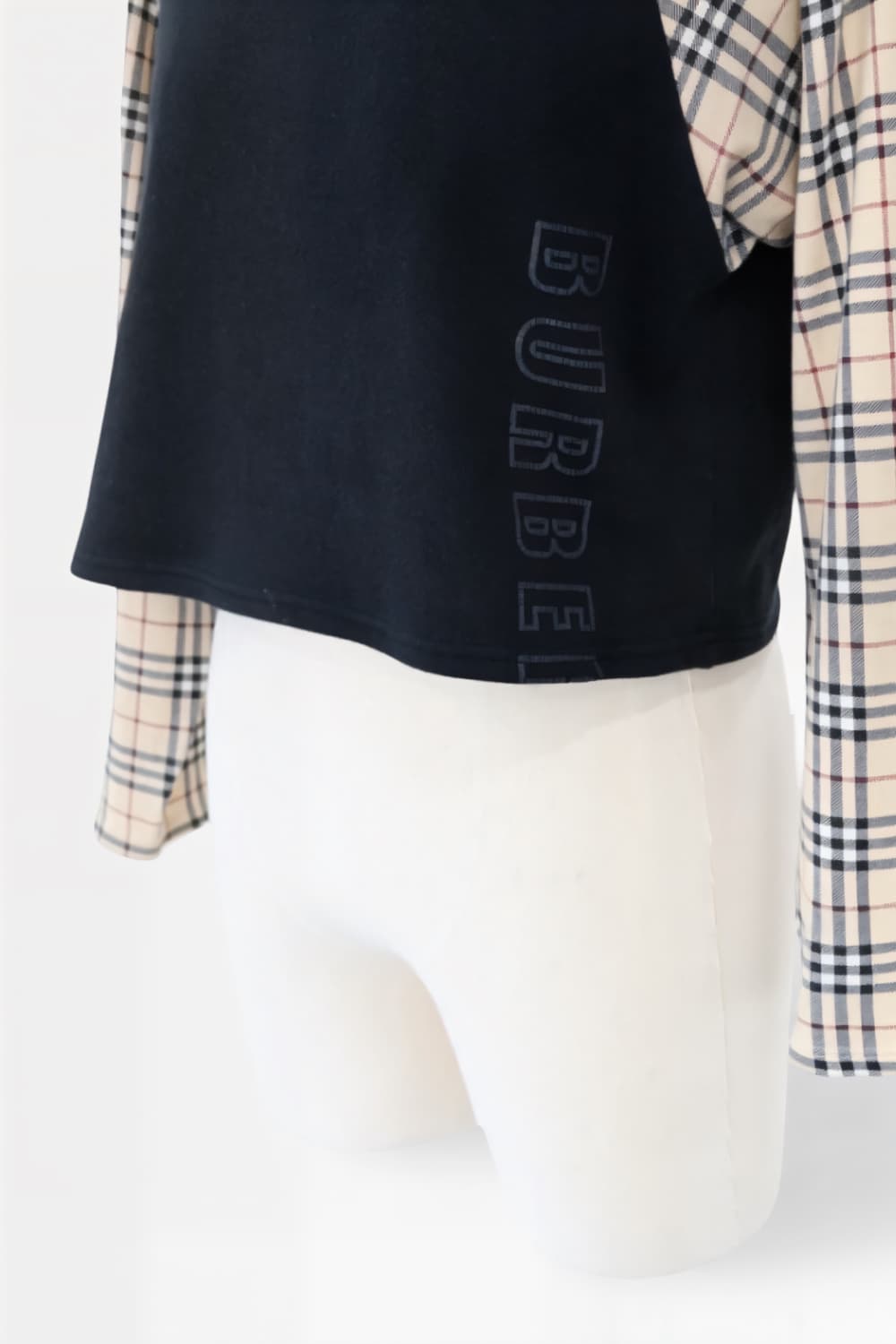 Burberry Vintage Check Sleeve Crop Top 상품이미지3