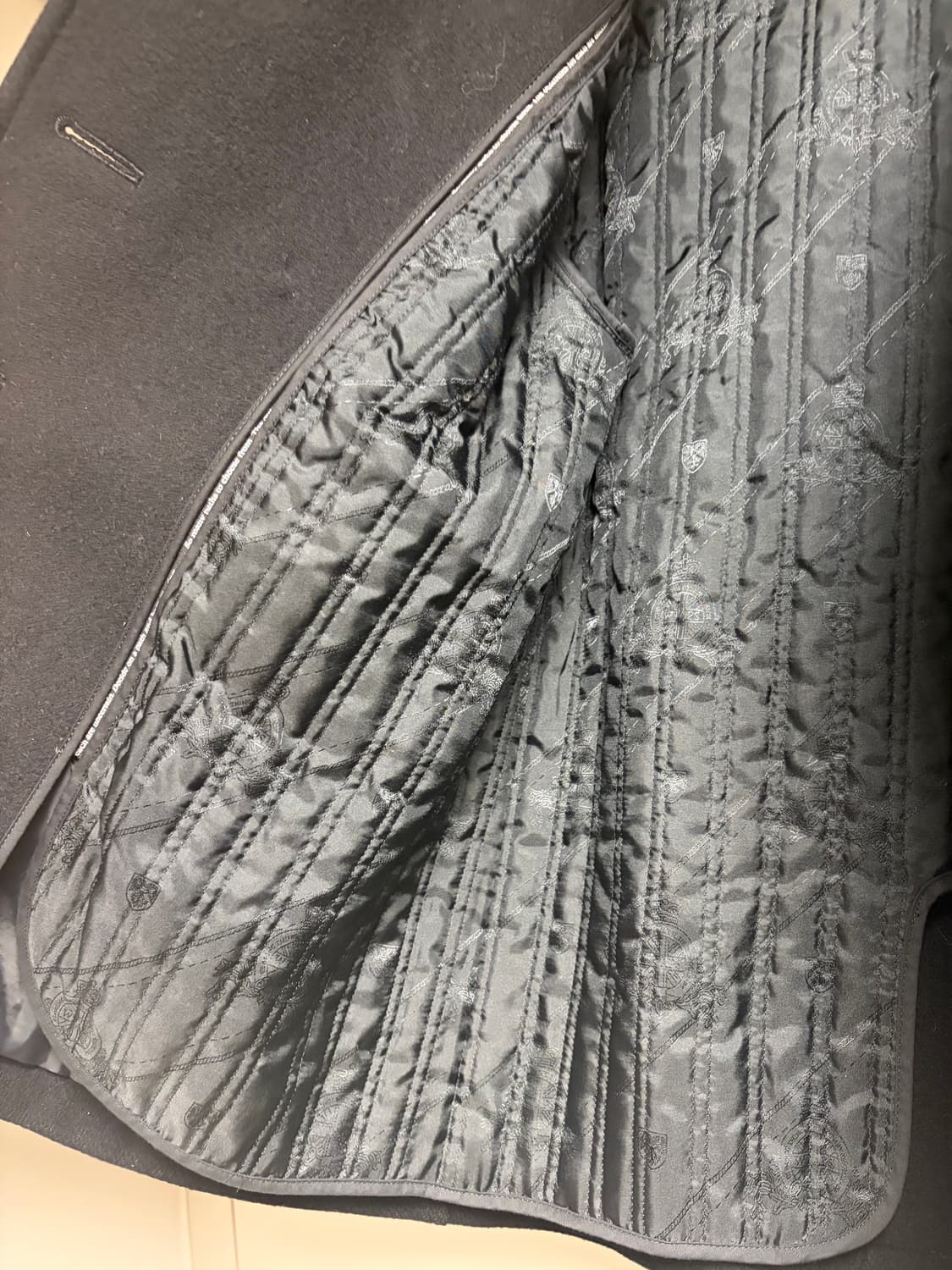 재팬메이드) 더블탭스 은장 피코트 블랙 L 100-103 상품이미지2