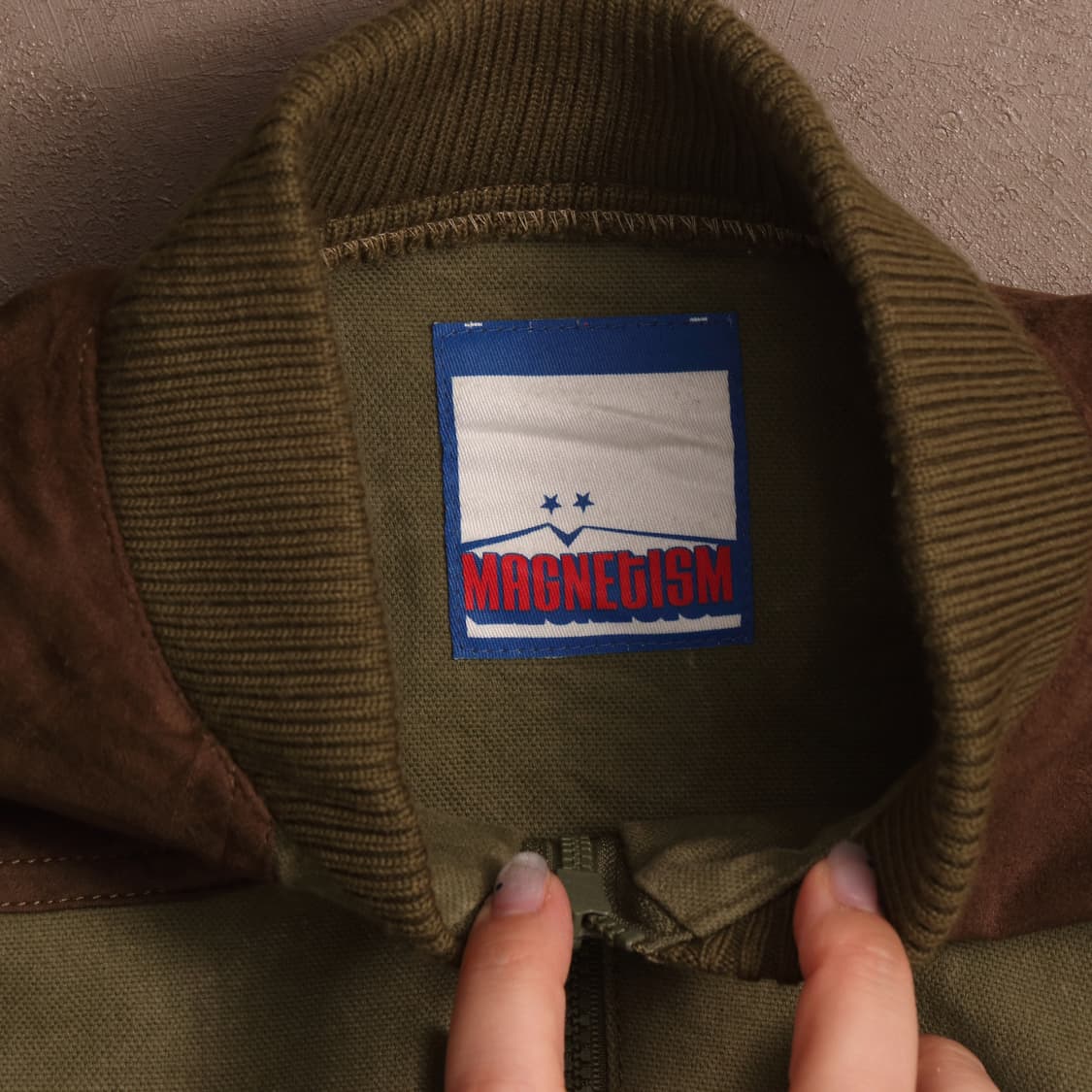 90's 일본빈티지 헤비코튼 워크 블루종 자켓 A1417 상품이미지3