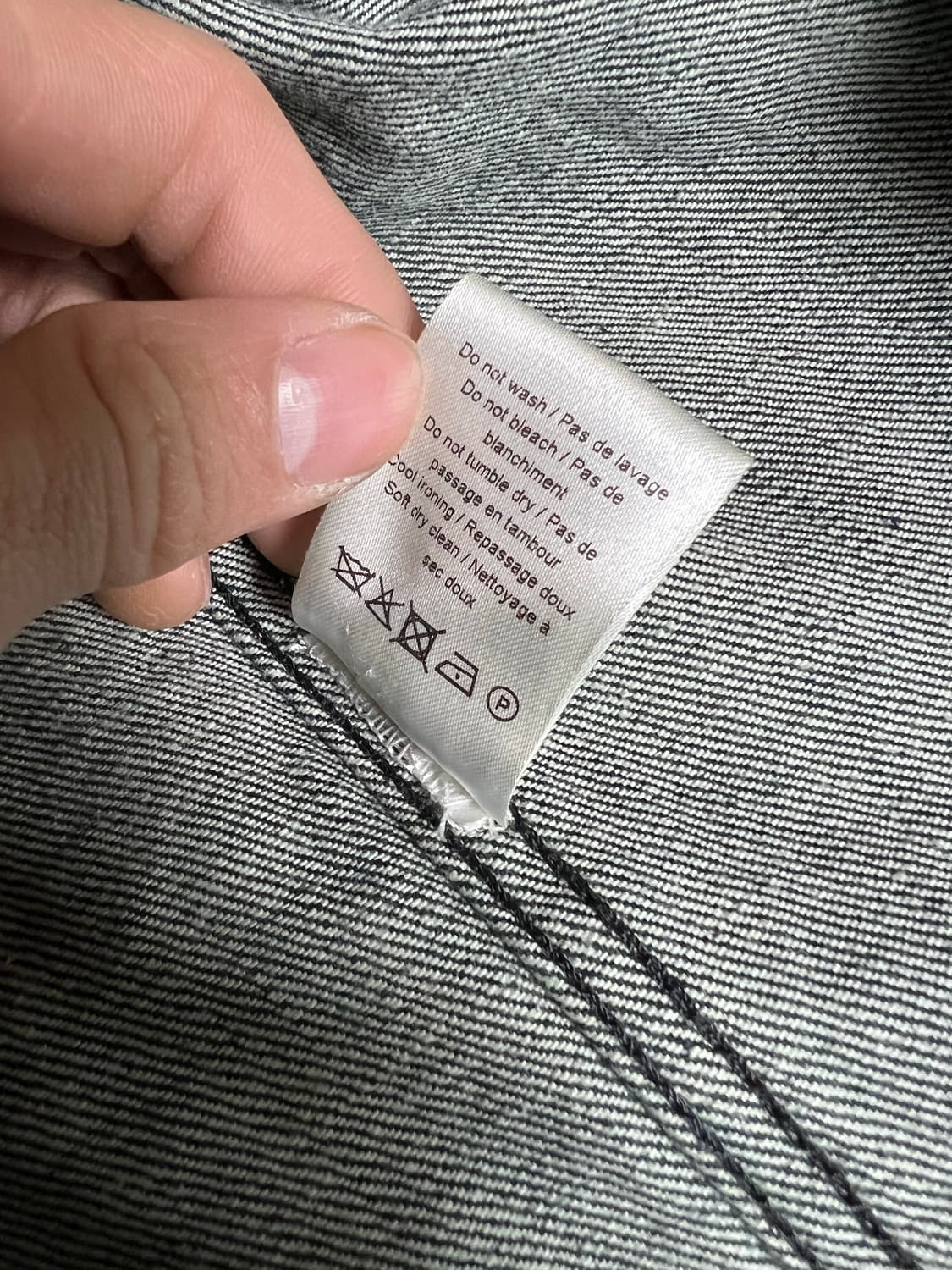 르메르 더블브레스티드 데님 자켓 42사이즈 상품이미지10