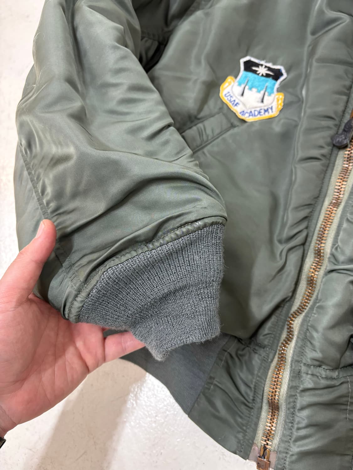 Rare!!! 60;s USAF MA-1 Flight Jacket. 상품이미지5