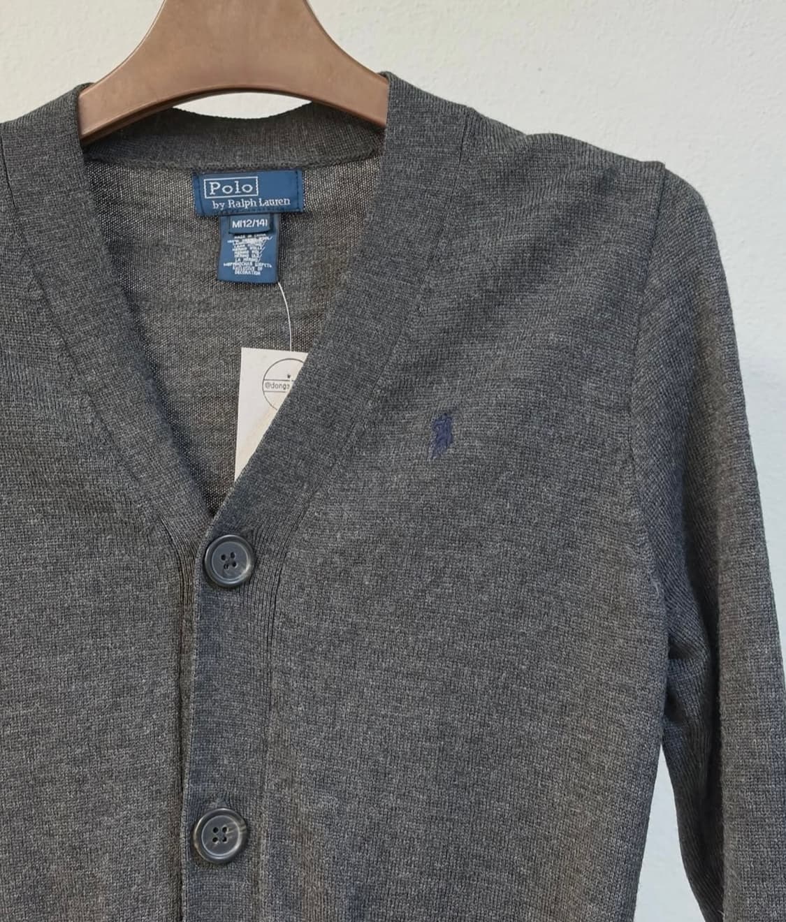 폴로 브이넥 가디건 상품이미지3