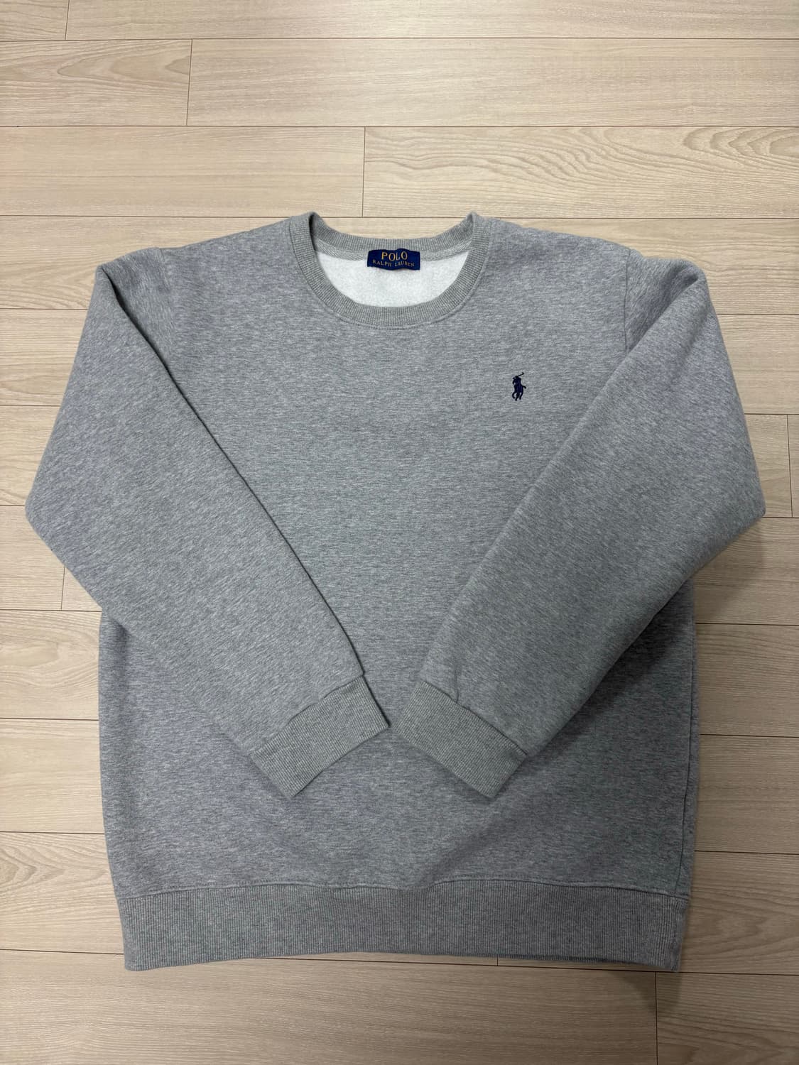 폴로 랄프로렌 맨투맨 회색 L 기모 상품이미지1