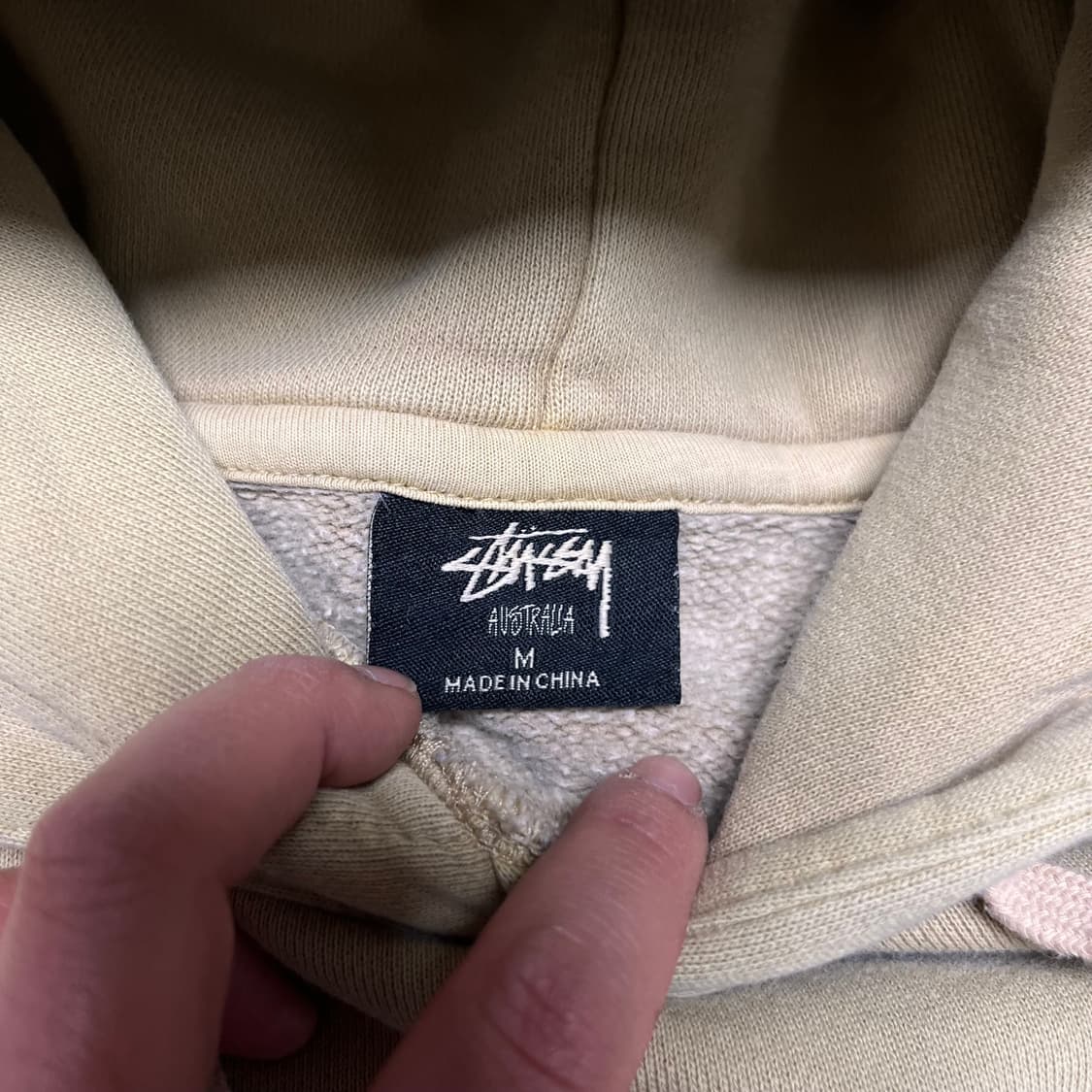 105 스투시 쉐도우 스크립트 피그먼트 후드티 상품이미지4