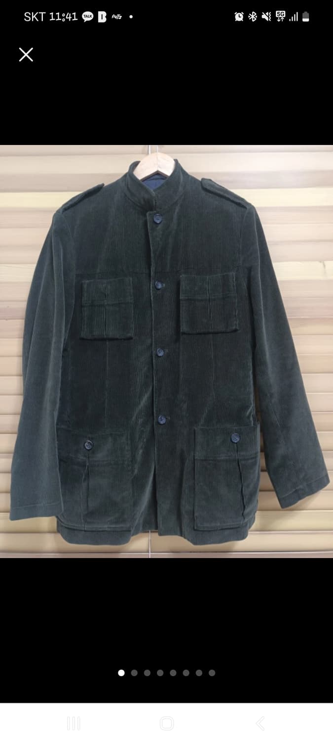 질샌더 남성 코듀로이 자켓  상품이미지1