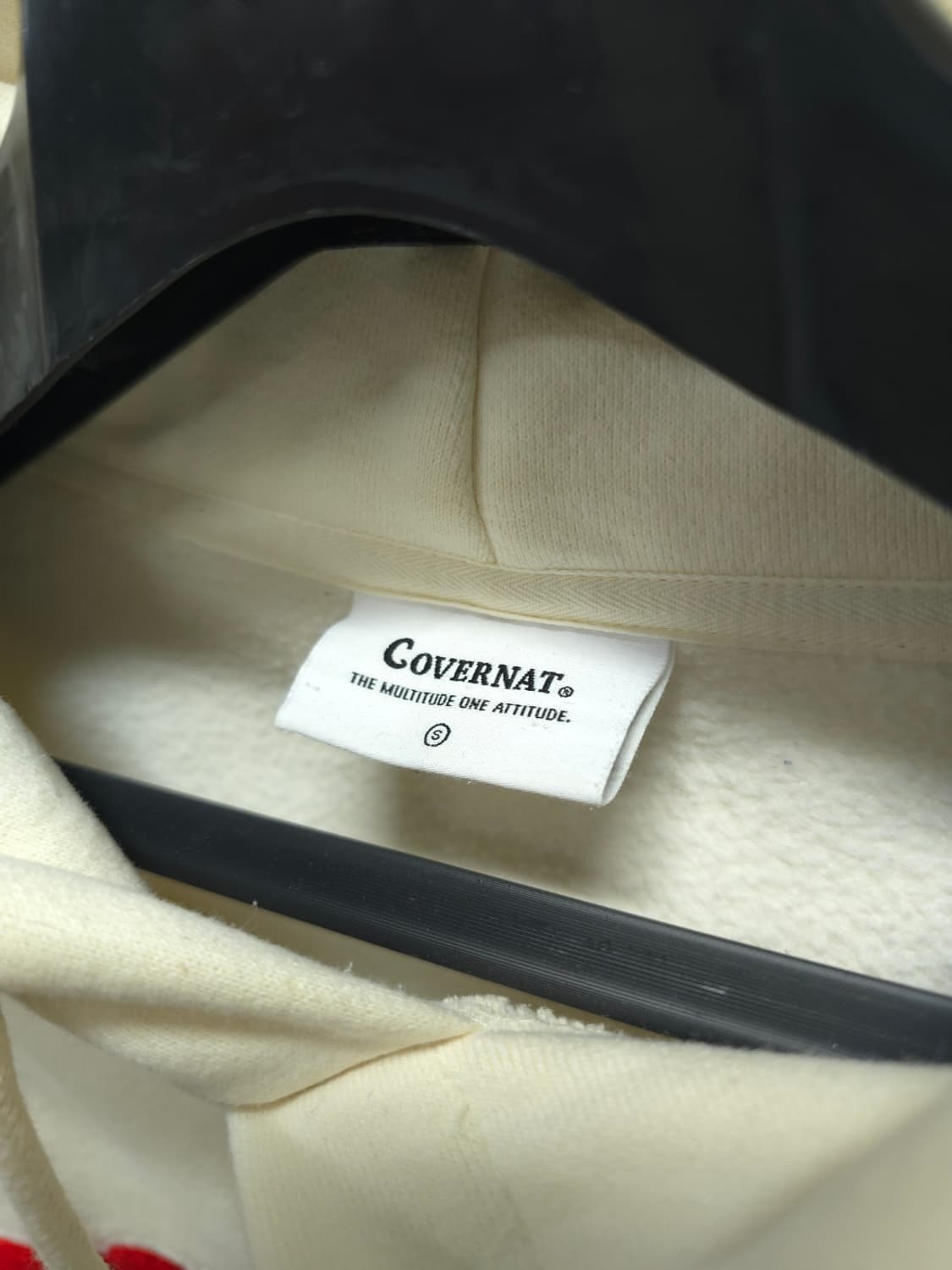 커버낫 부클자수 오버핏 후드 (여성 SMALL) 상품이미지4