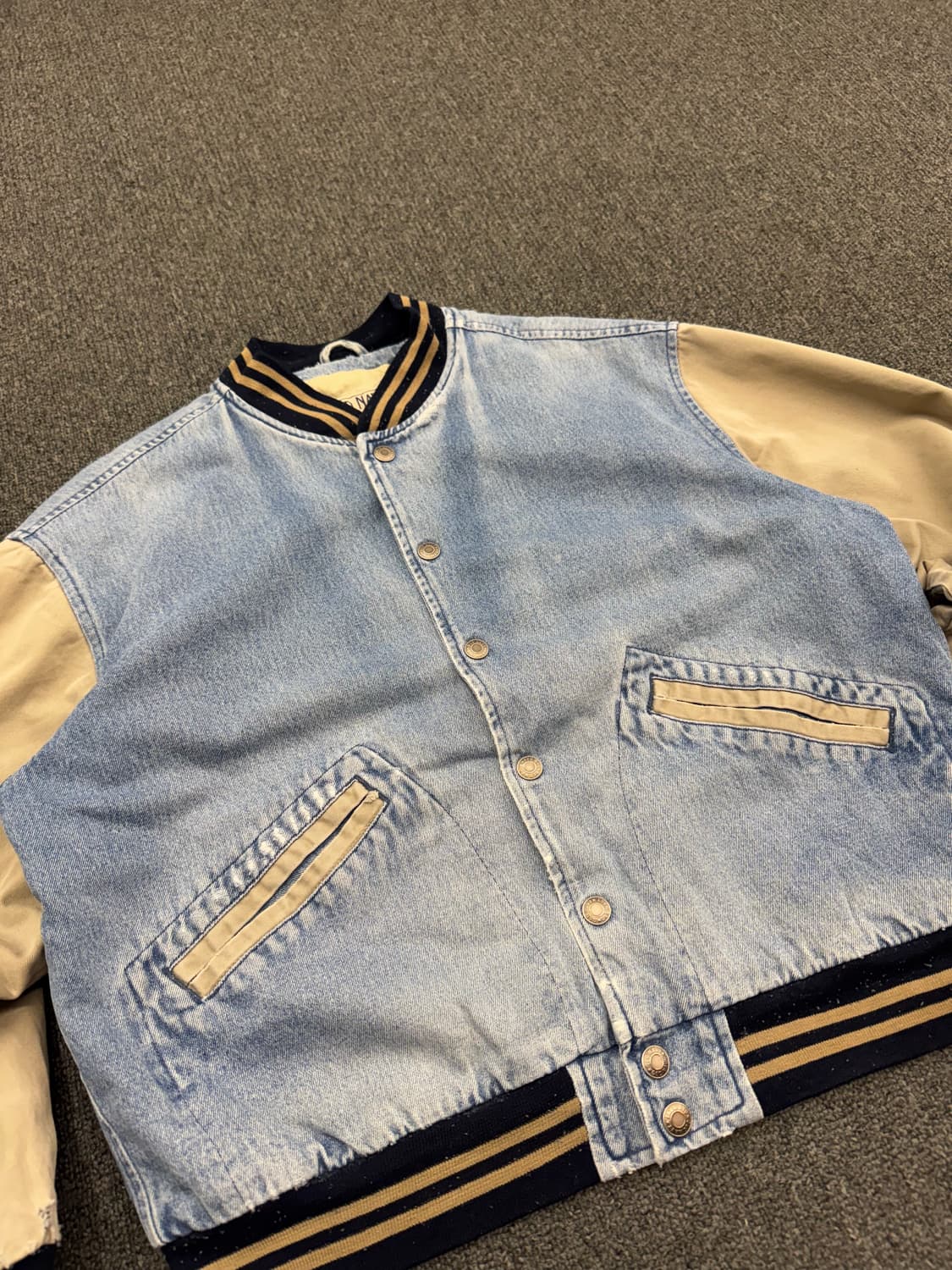 L)OLD NAVY 빈티지 데님 바시티자켓 상품이미지2