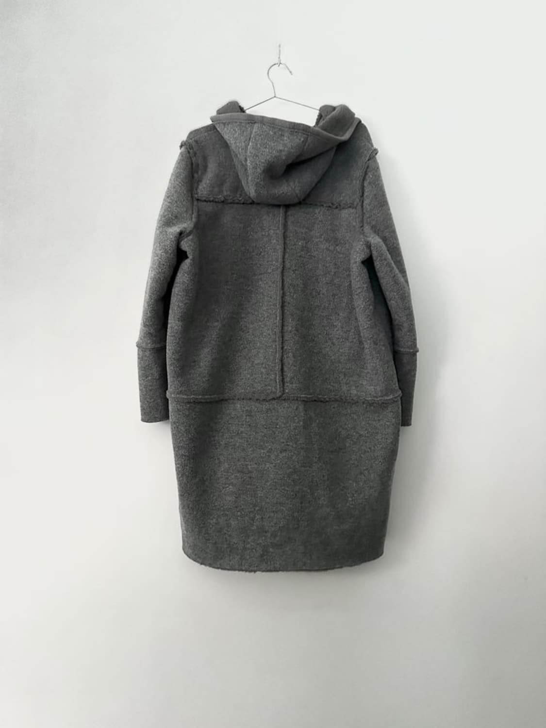 Soft pocket hoody coat / light grey 상품이미지4