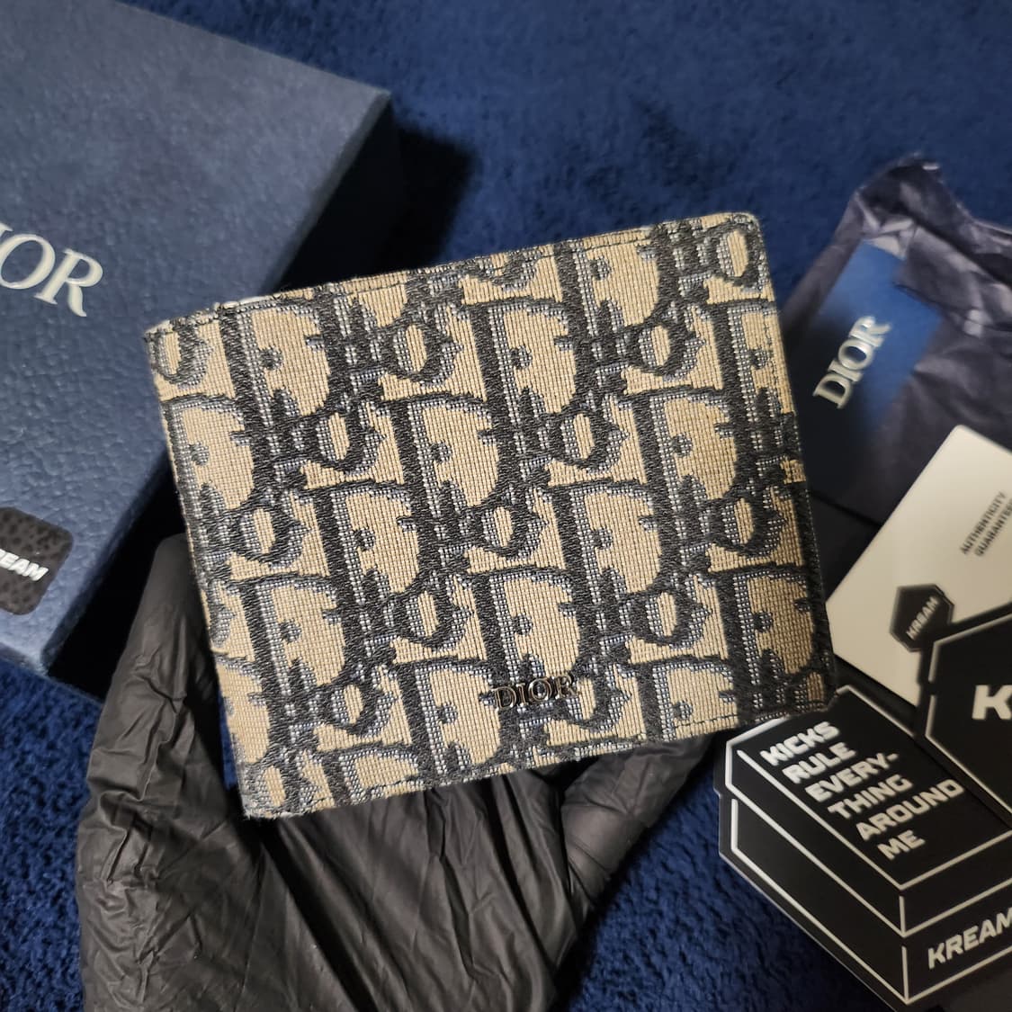 [크림판]디올 오블리크 반지갑 베이지 상품이미지2