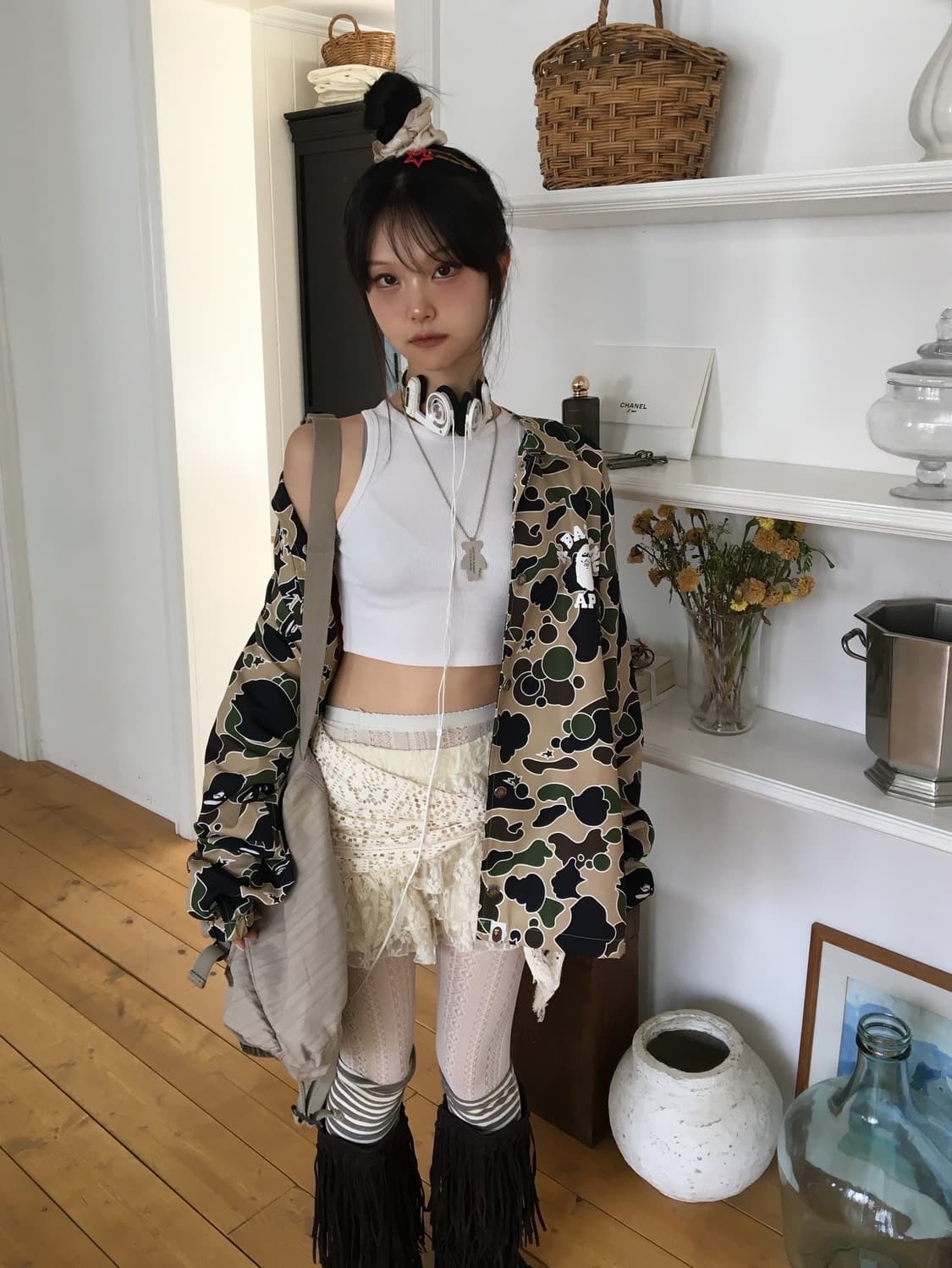 베이프 황계 스타 카모 자켓 상품이미지7