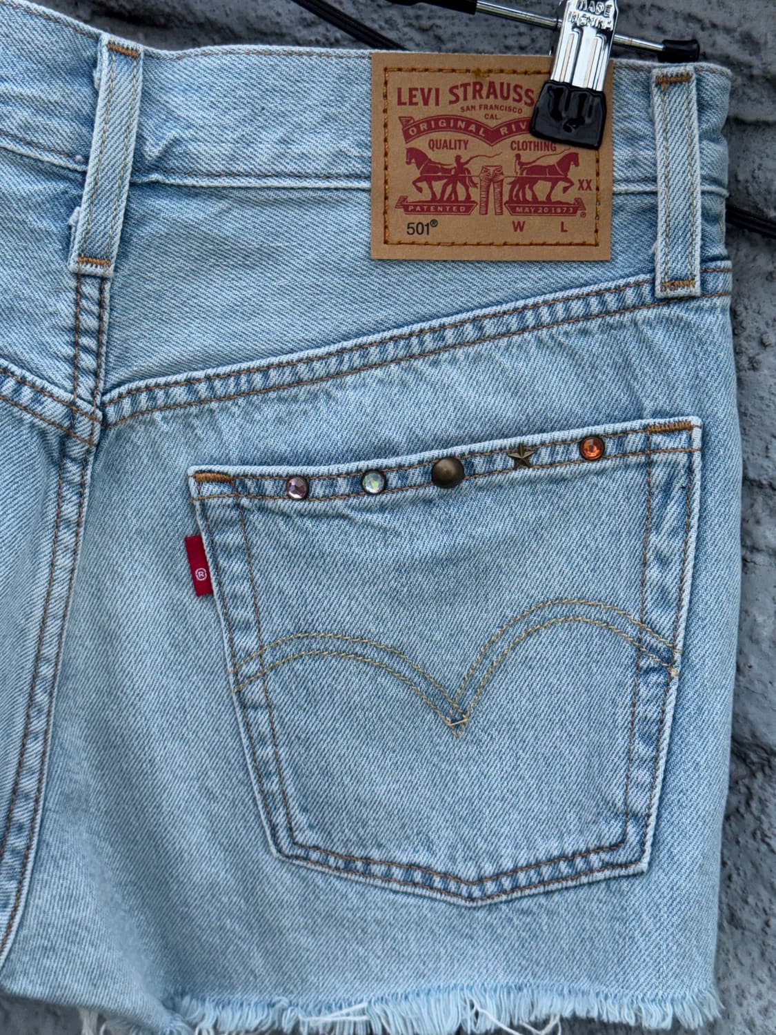 Levis 리바이스501 찡 포인트 숏팬츠(28) 상품이미지6