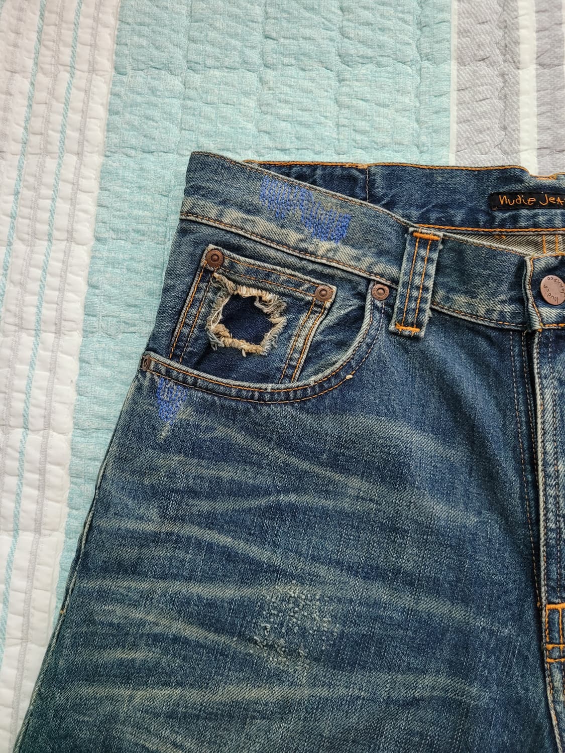 누디진 Nudie jeans 
스테디에디 마티아스레플리카 레귤러스트레이트 상품이미지3