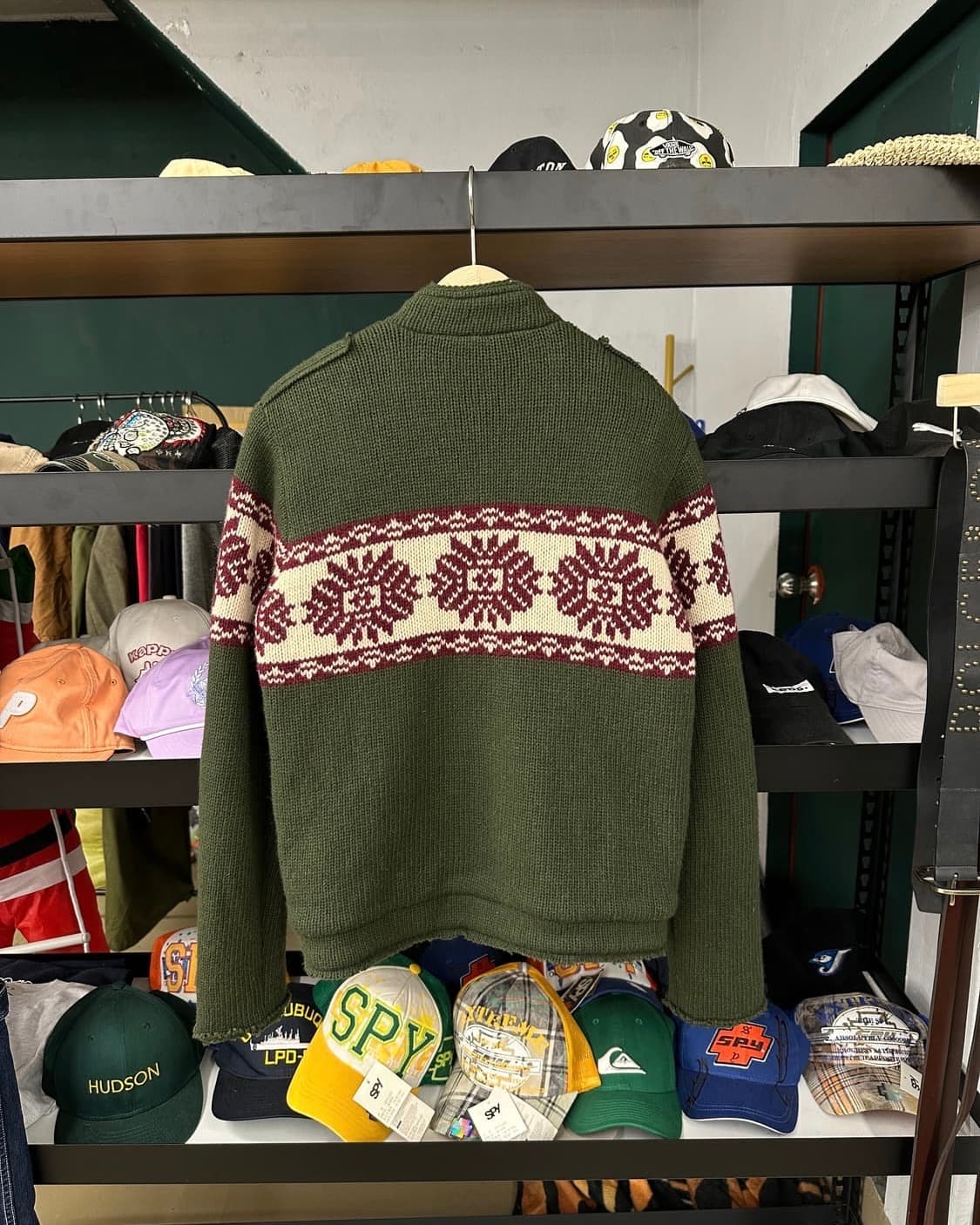 빈티지 코위찬 니트 집업 M 상품이미지2