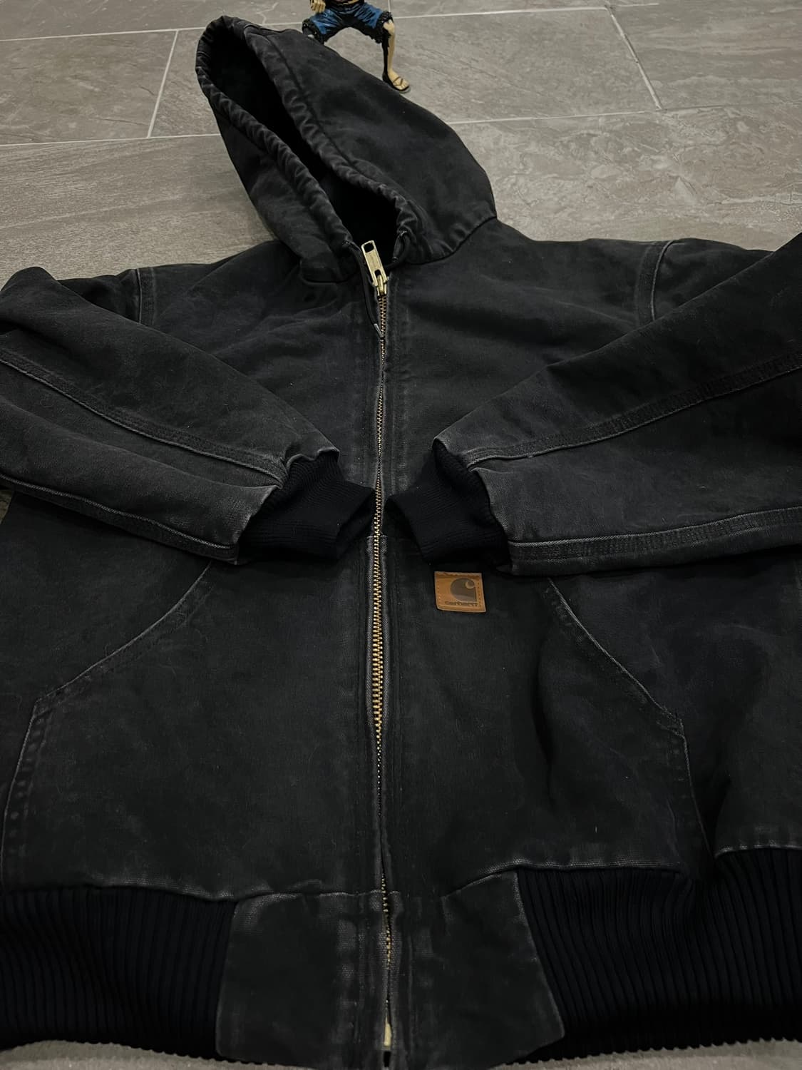 (S) 칼하트 후드 덕 액티브 자켓 J130 BLK 블랙 상품이미지7