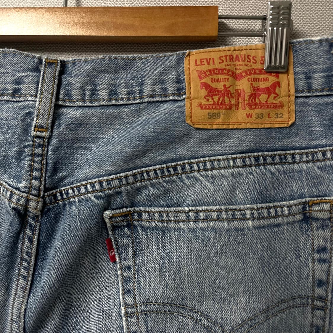 33x32 리바이스 569 블랭크탭 상품이미지4
