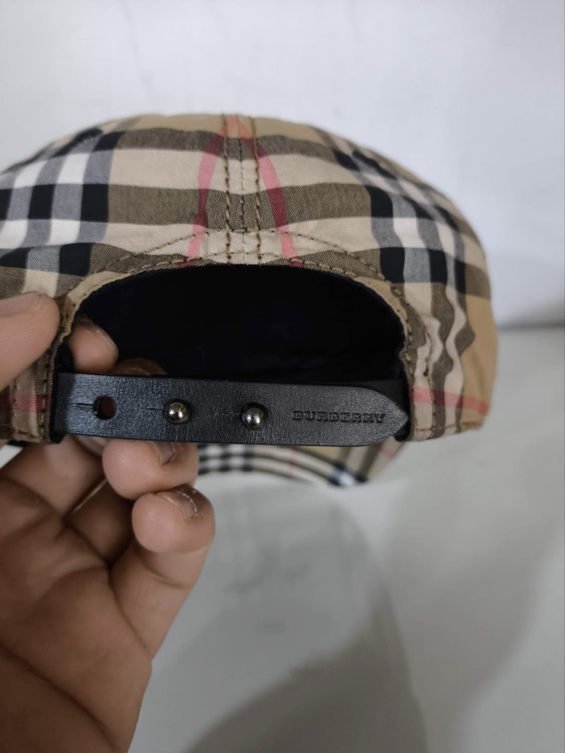 버버리 노바체크 볼캡 모자 노바체크 상품이미지4