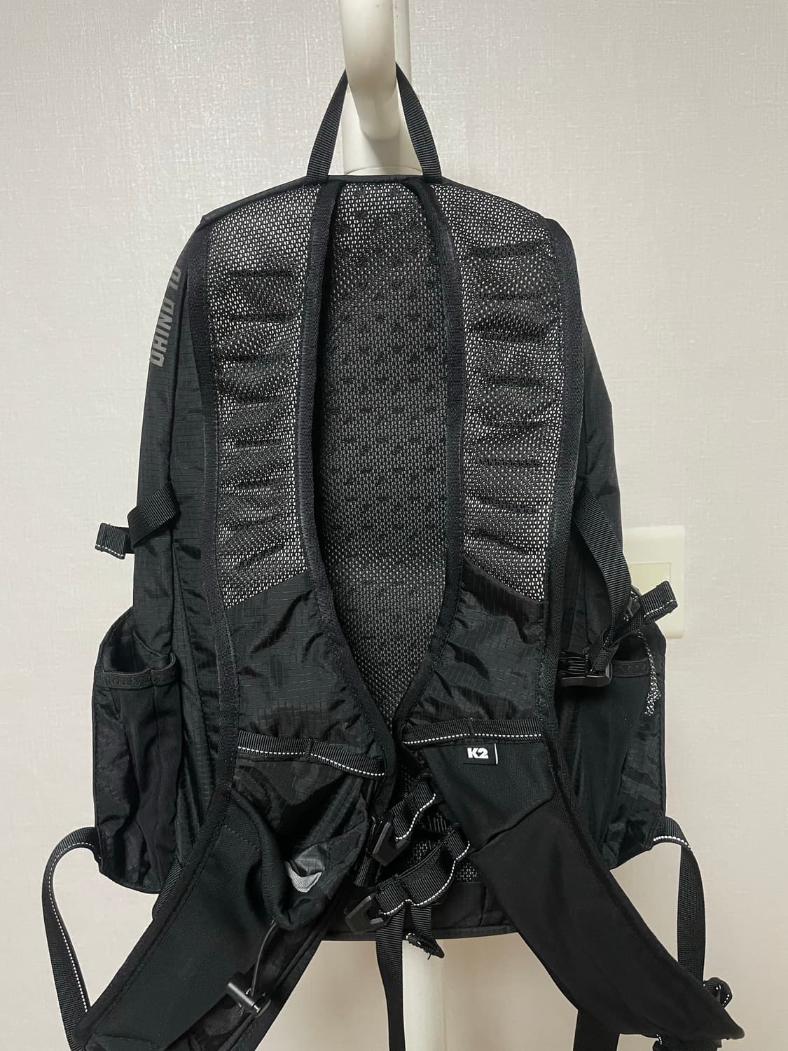 K2 블랙 백팩 가방  상품이미지2