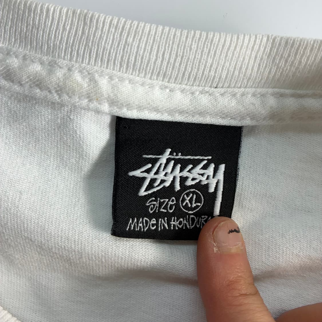 Stussy  스투시x본앤레이즈드 8ball 화이트 반팔 티셔츠  상품이미지6